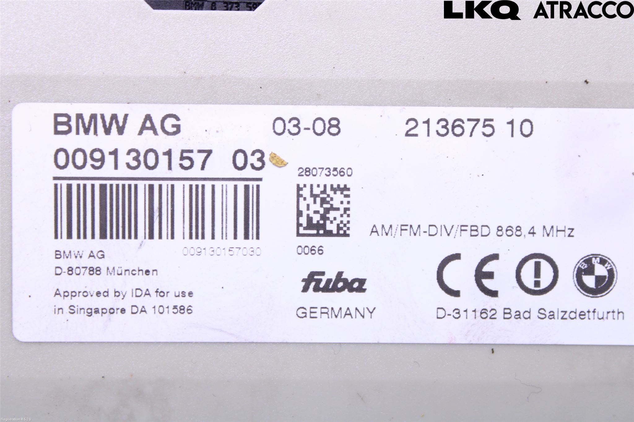 BMW X6 E71/E72   08-14 Antennförstärkare