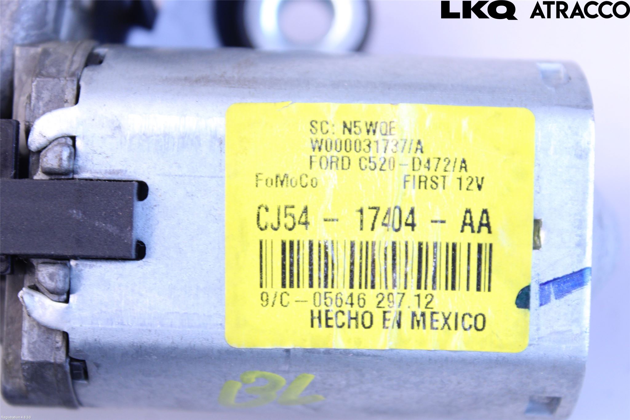 Ford KUGA 13-16 Torkarmotor Baklucka