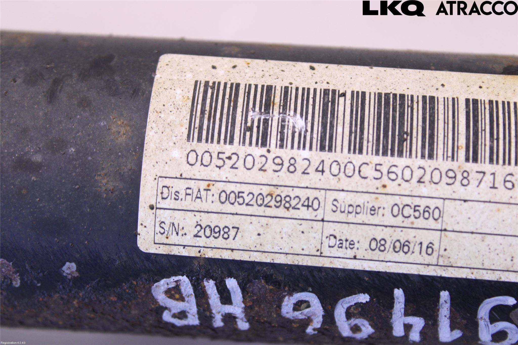 Fiat 500X 15- Fjäderben Bak Höger