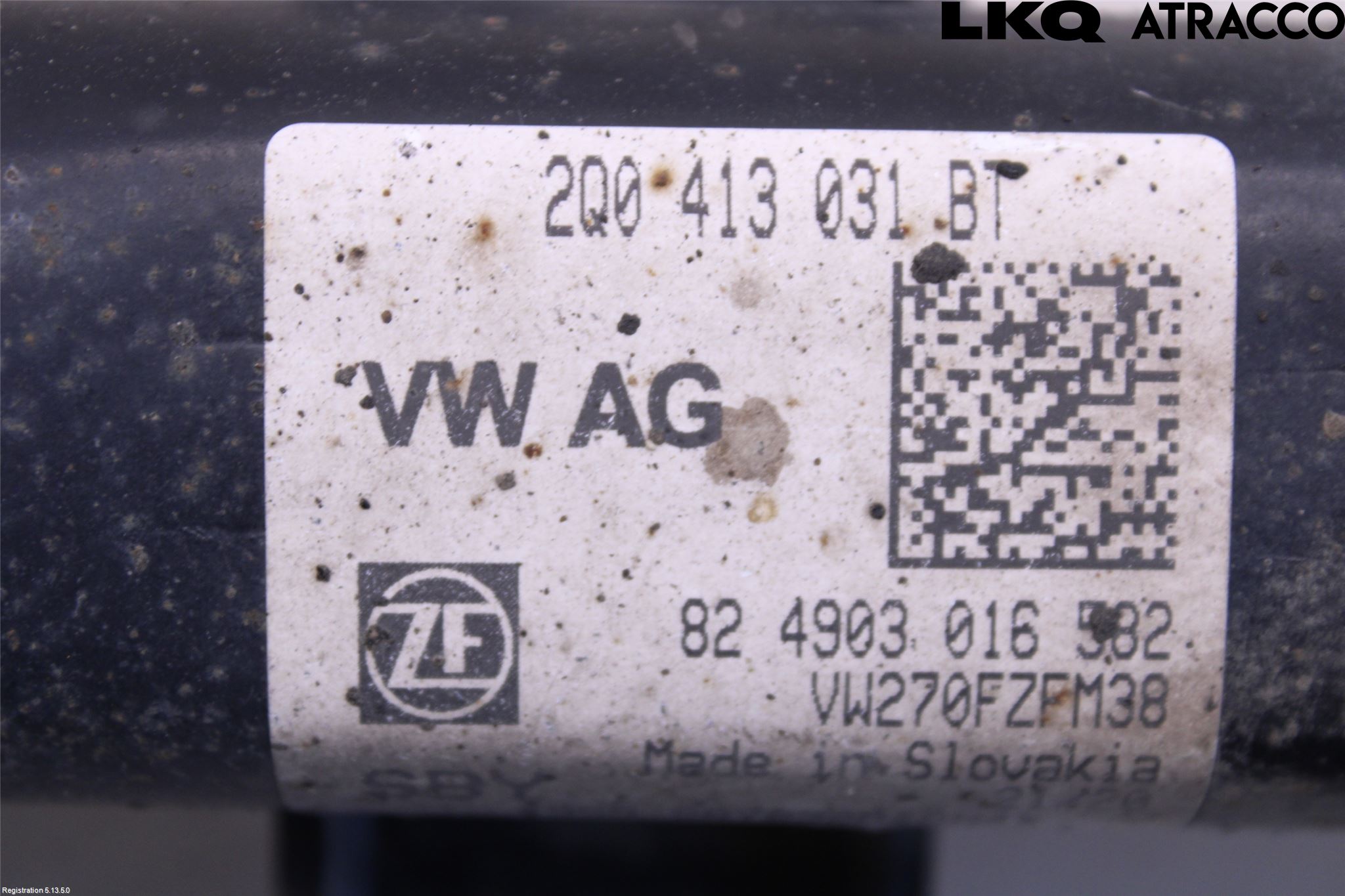 Volkswagen VW POLO VI 18->> Fjäderben Fram Höger