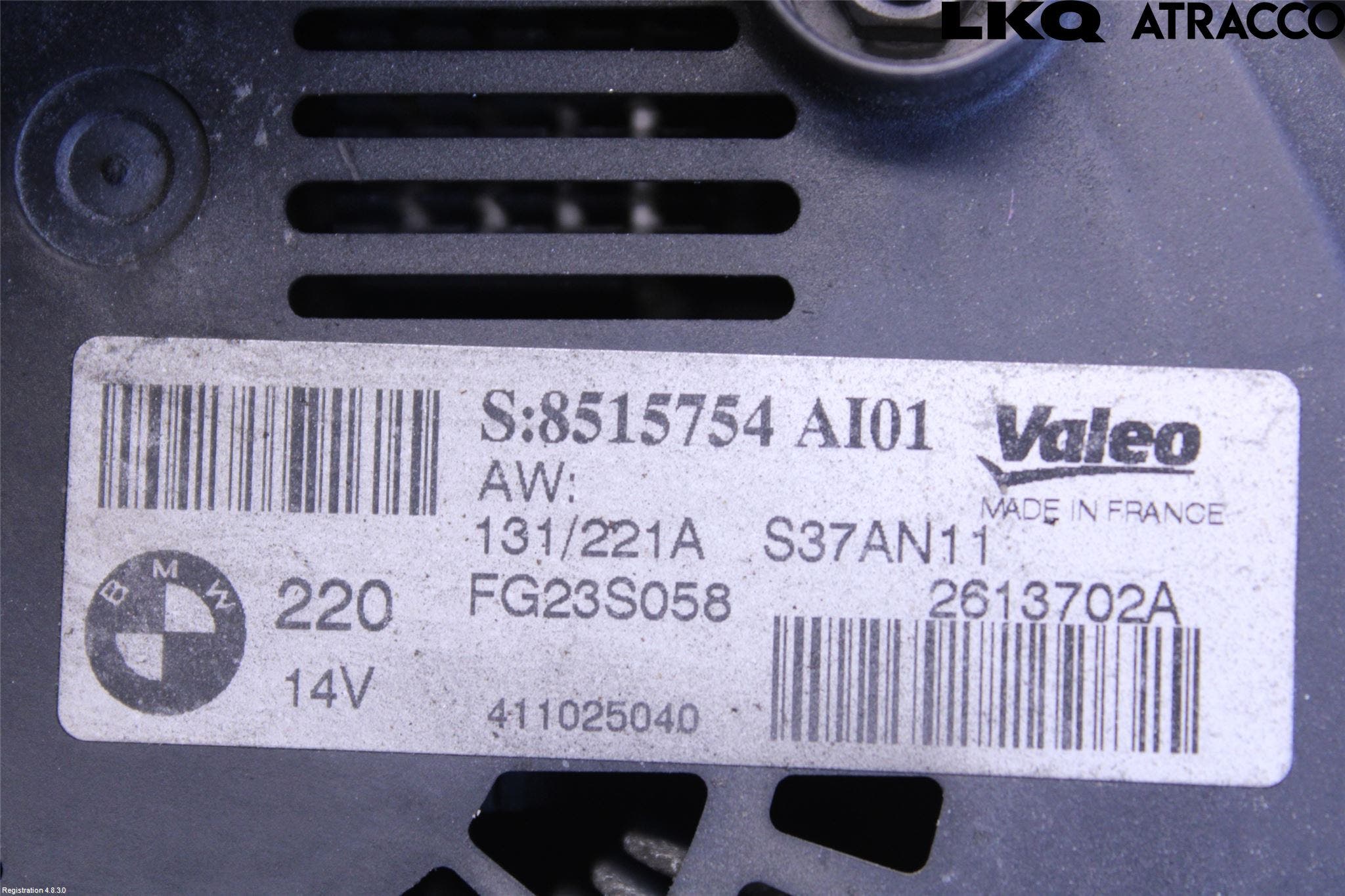 BMW 5 F10/F11/F18 09-17 Generator