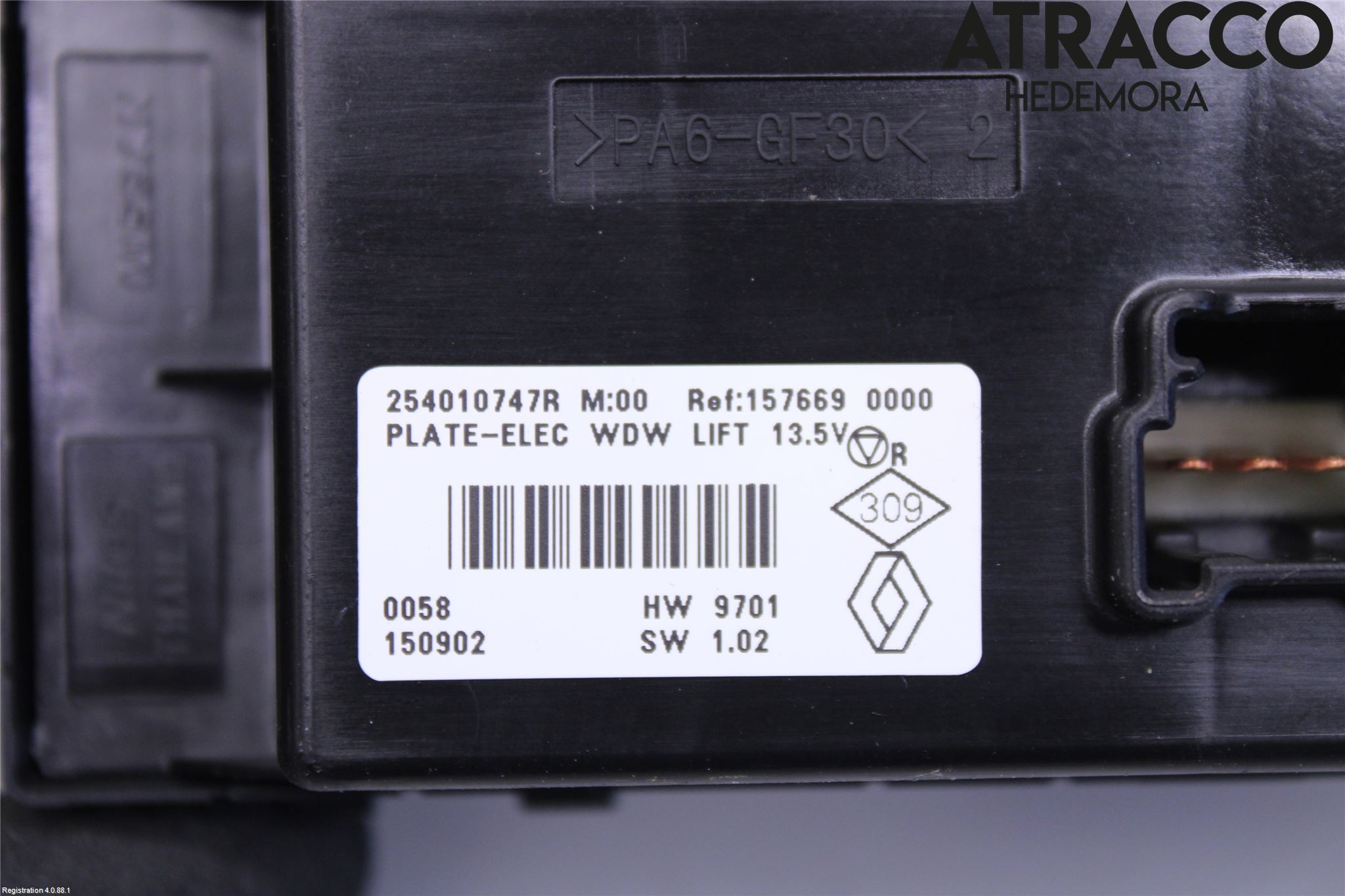 Renault KADJAR 15- Strömställare Elhiss