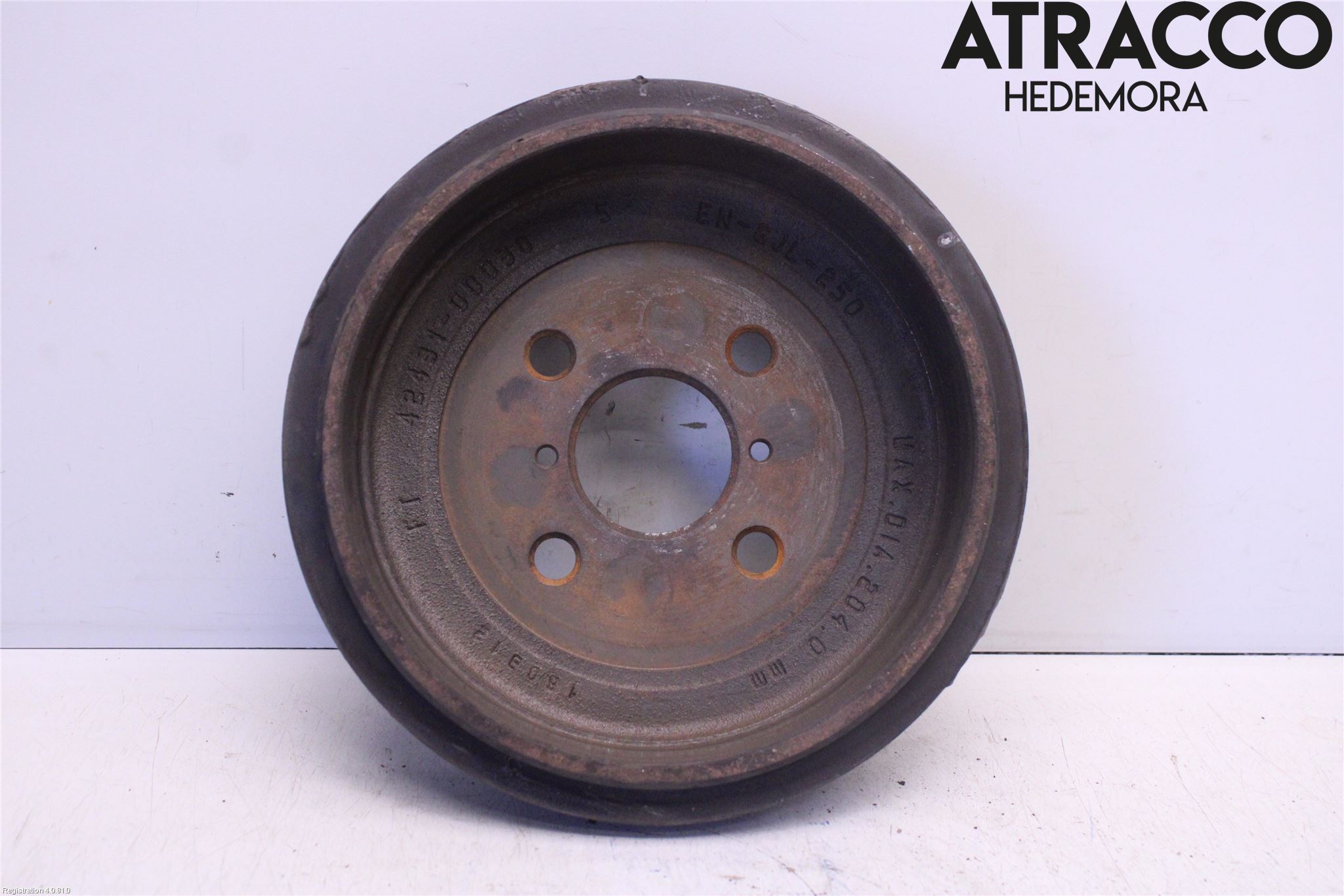 Toyota YARIS XP130 12-14 Bromstrumma Bak