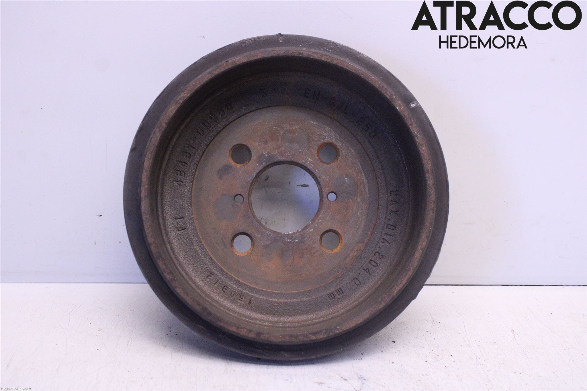 Toyota YARIS XP130 12-14 Bromstrumma Bak