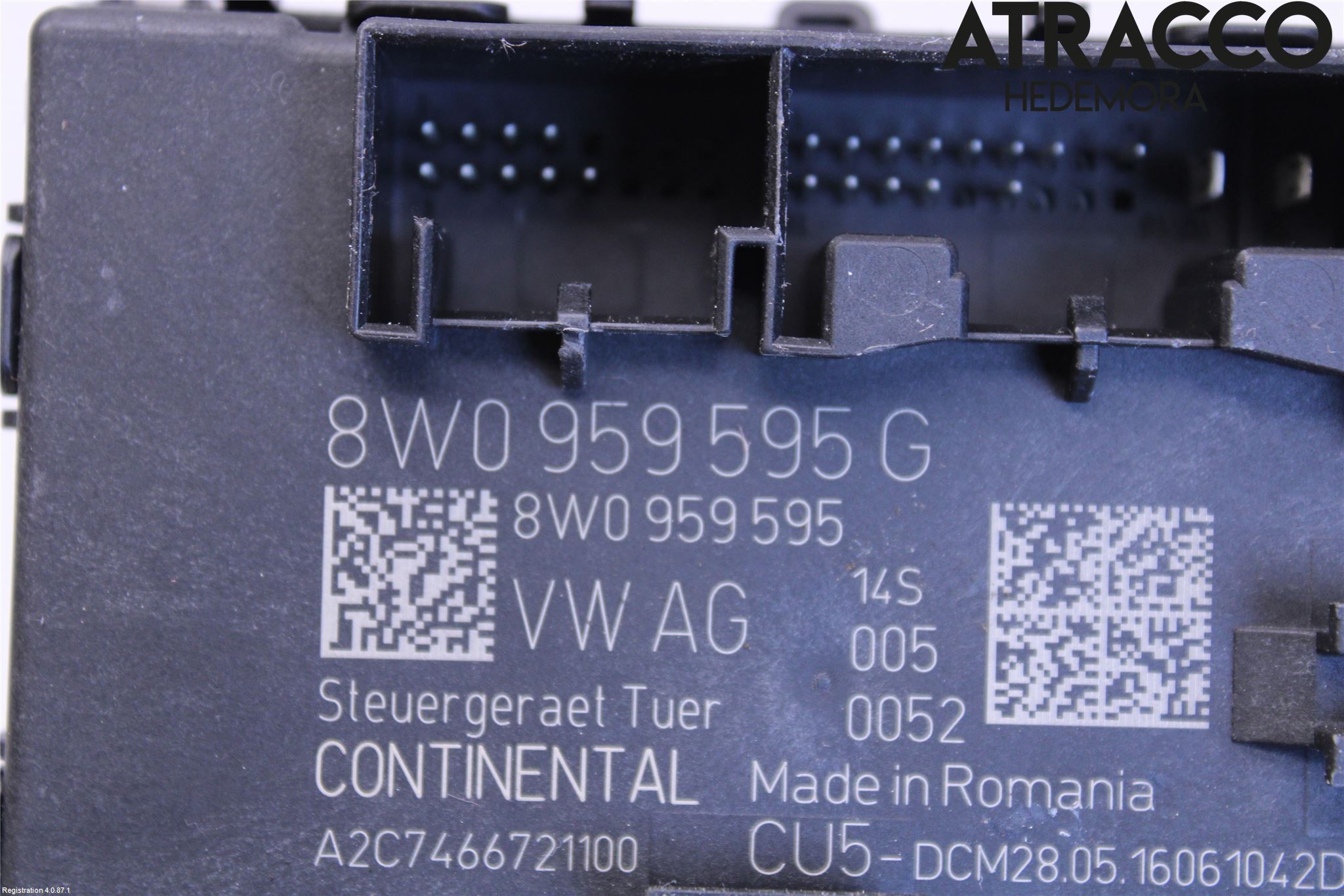 Audi A4/S4 B9 16-19 Styrenhet Dörr