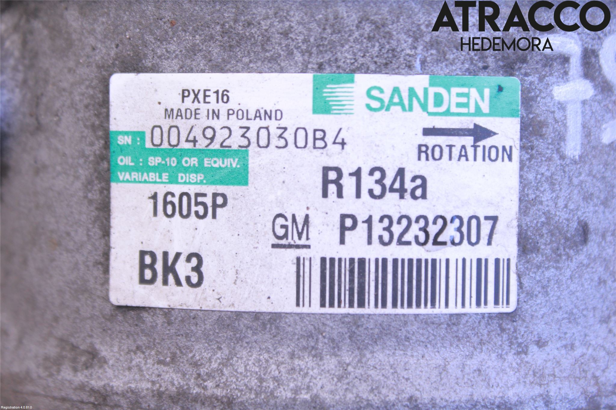 Opel INSIGNIA 09-16 Ac Kompressor