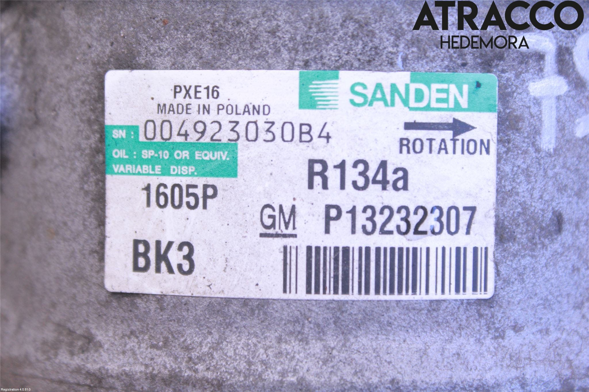 Opel INSIGNIA 09-16 Ac Kompressor