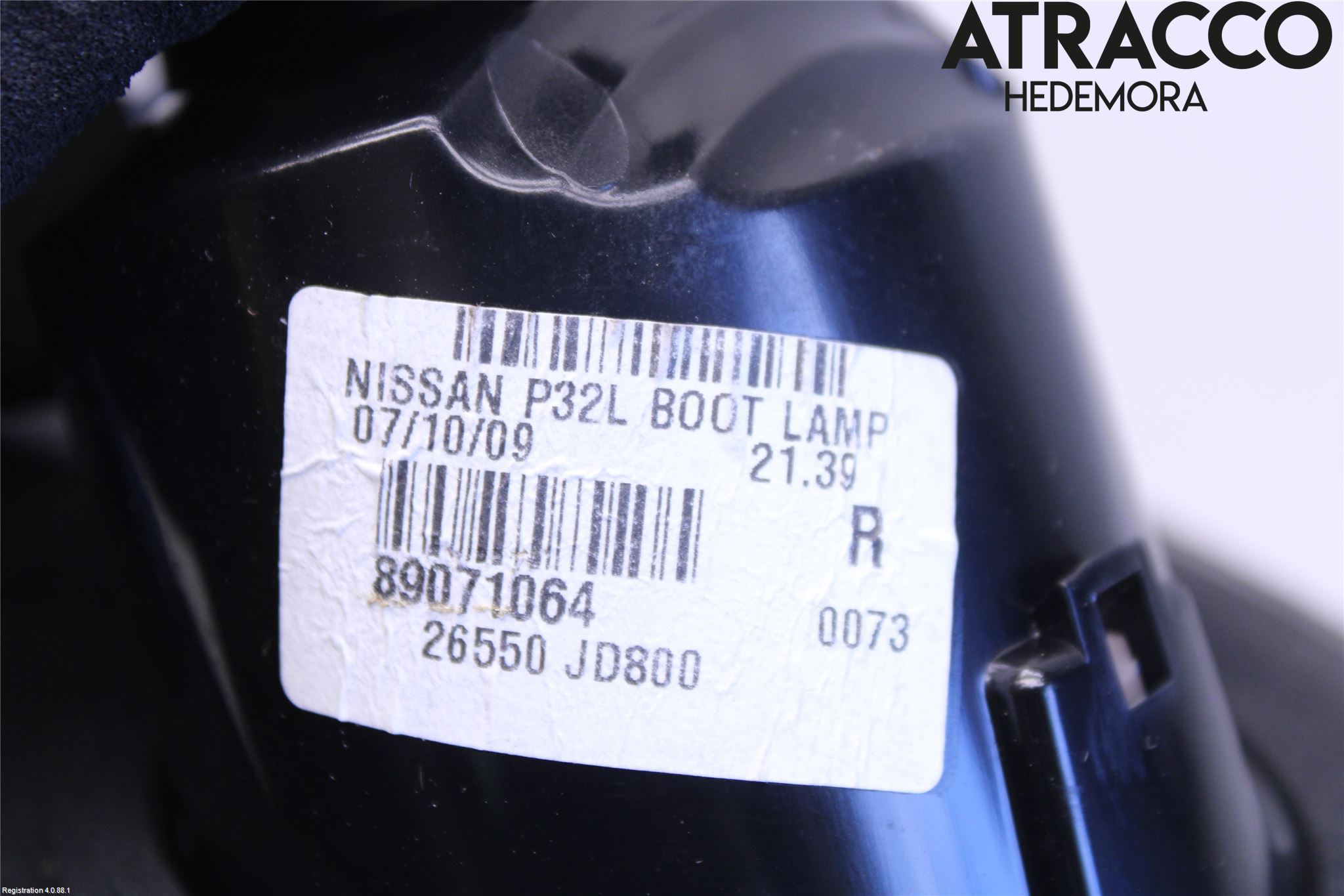 Nissan QASHQAI   07-10 Bakljus Lucka Hö