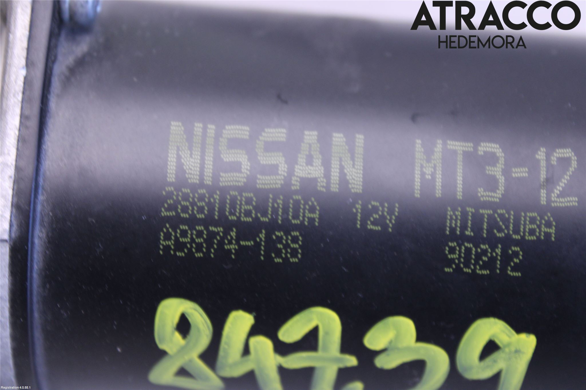 Nissan E-NV200/EVALIA Torkarmotor Vindruta