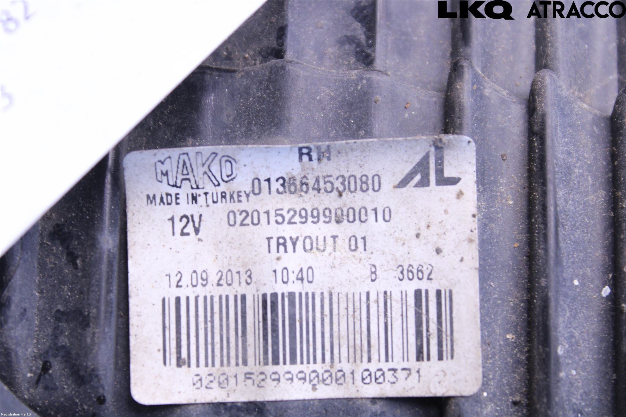 Citroen JUMPER 07-13 Bakljus Höger