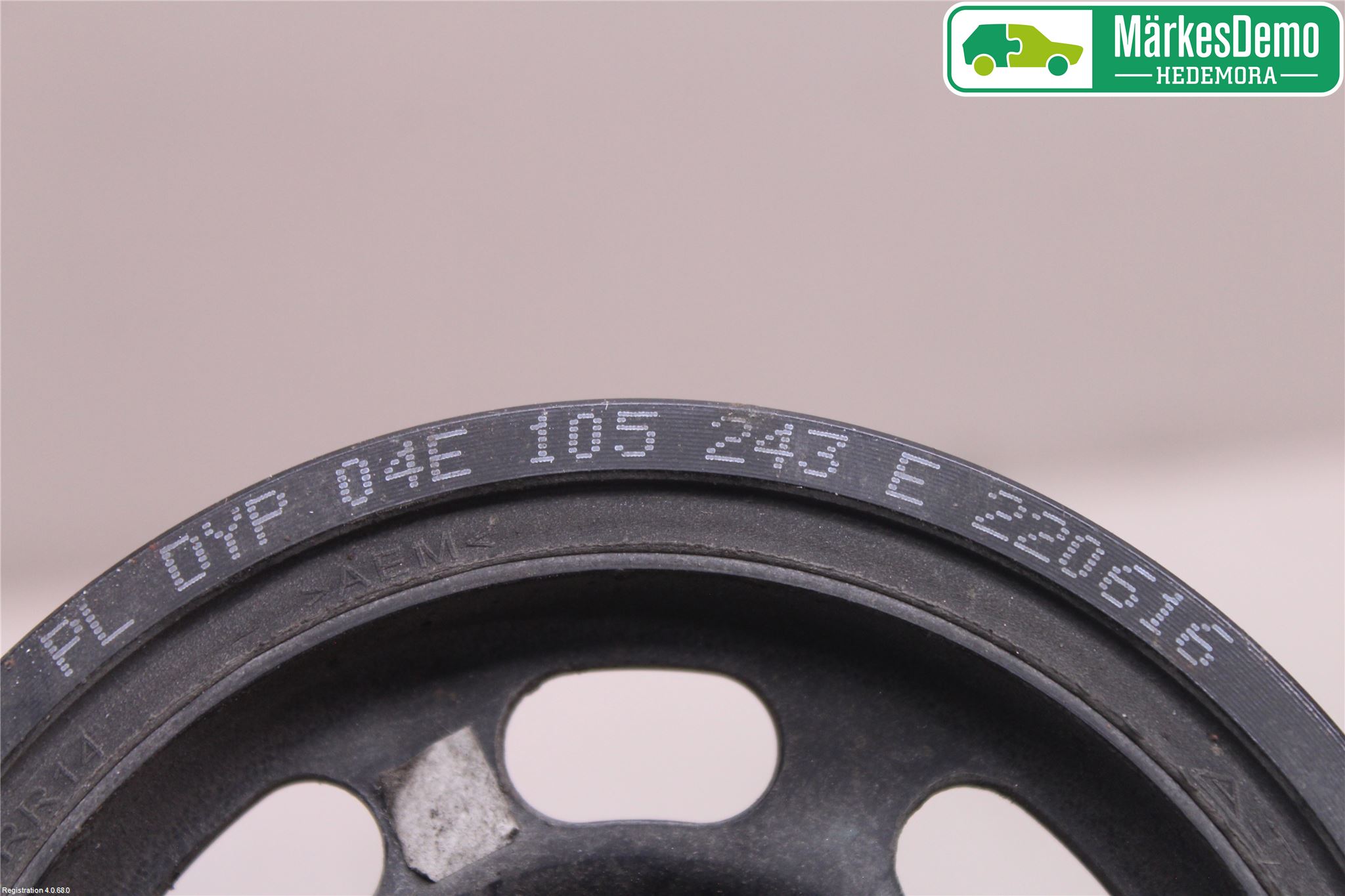 Volkswagen VW GOLF / E-GOLF VII 13-20 Remskiva