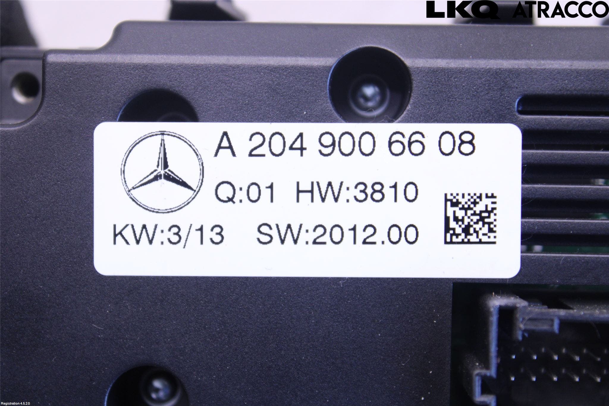 Mercedes-Benz MB C-KLASS (W204) 07-15 Ac Styrenhet Ac Manöveren