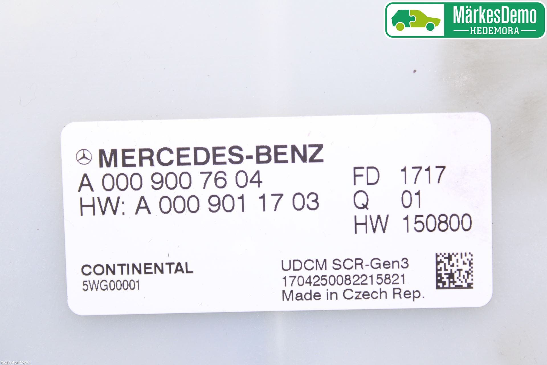 Mercedes-Benz MB E-KLASS (W213) 16-23 Styrenhet Avgasrening