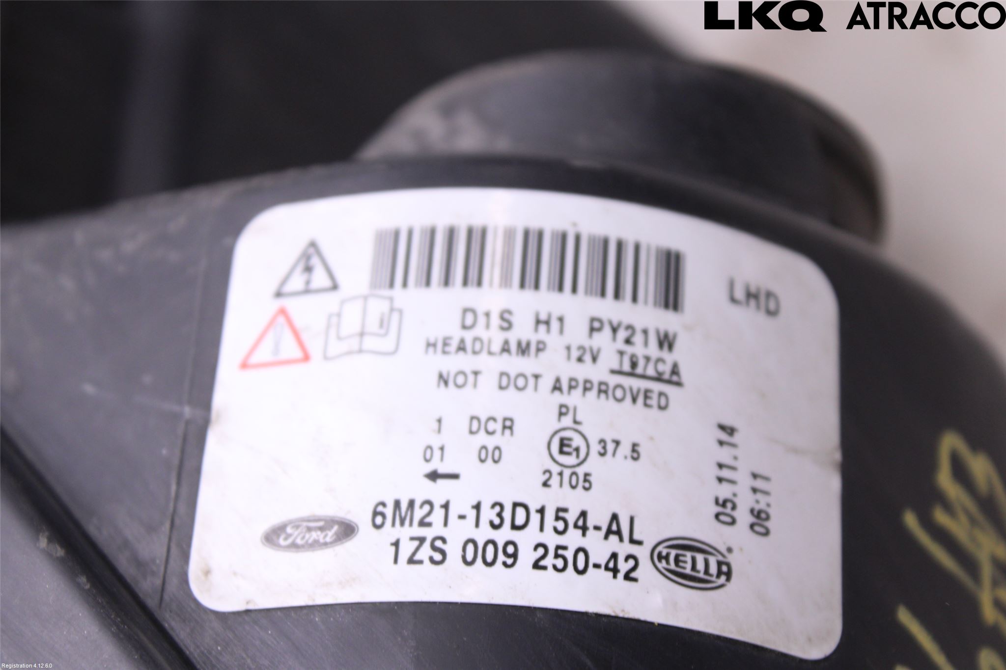 Ford S-MAX 06-15 Strålkastare Höger
