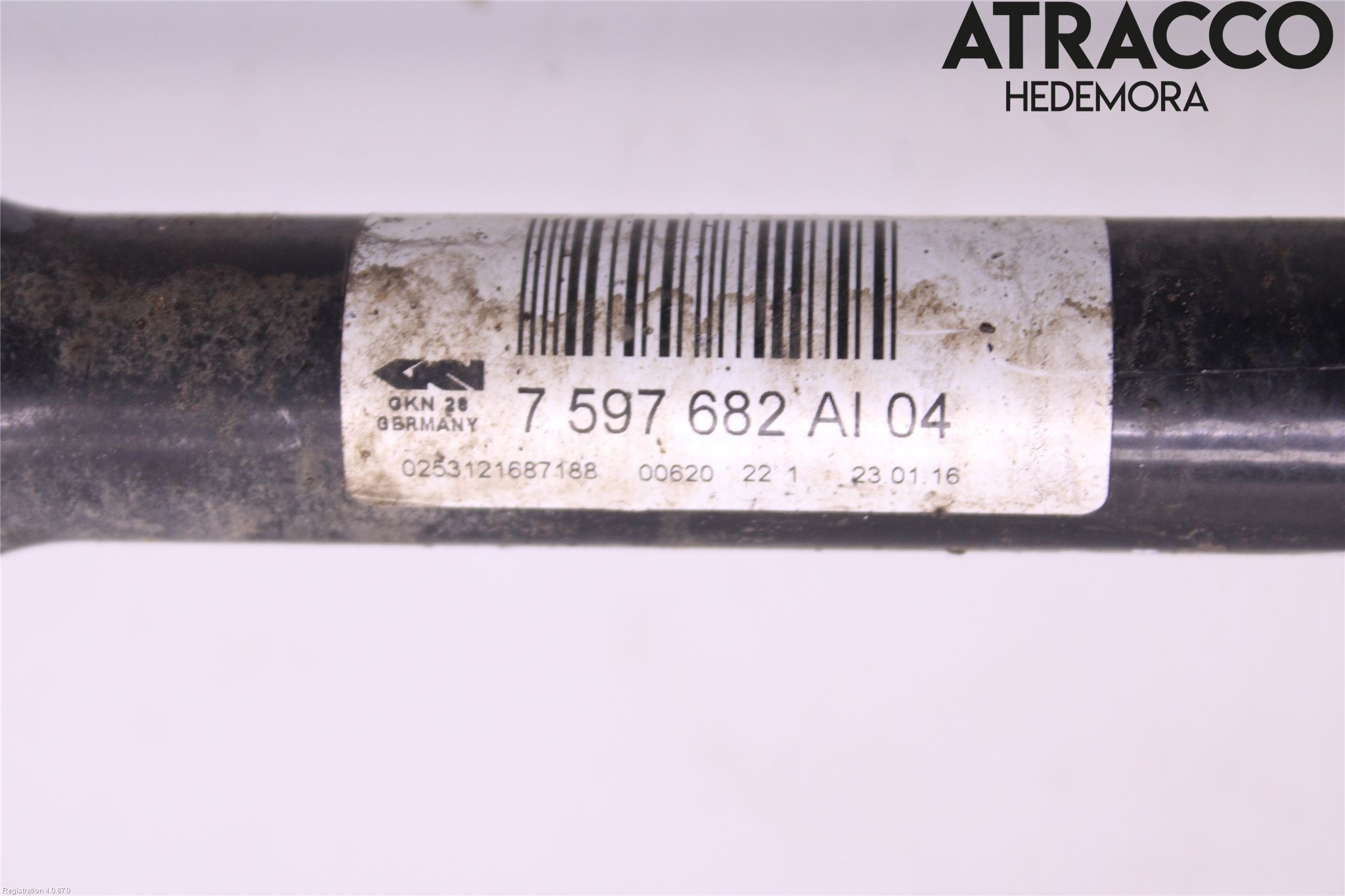BMW 3 F30/F31/F80 12-19 Drivaxel Bak Höger