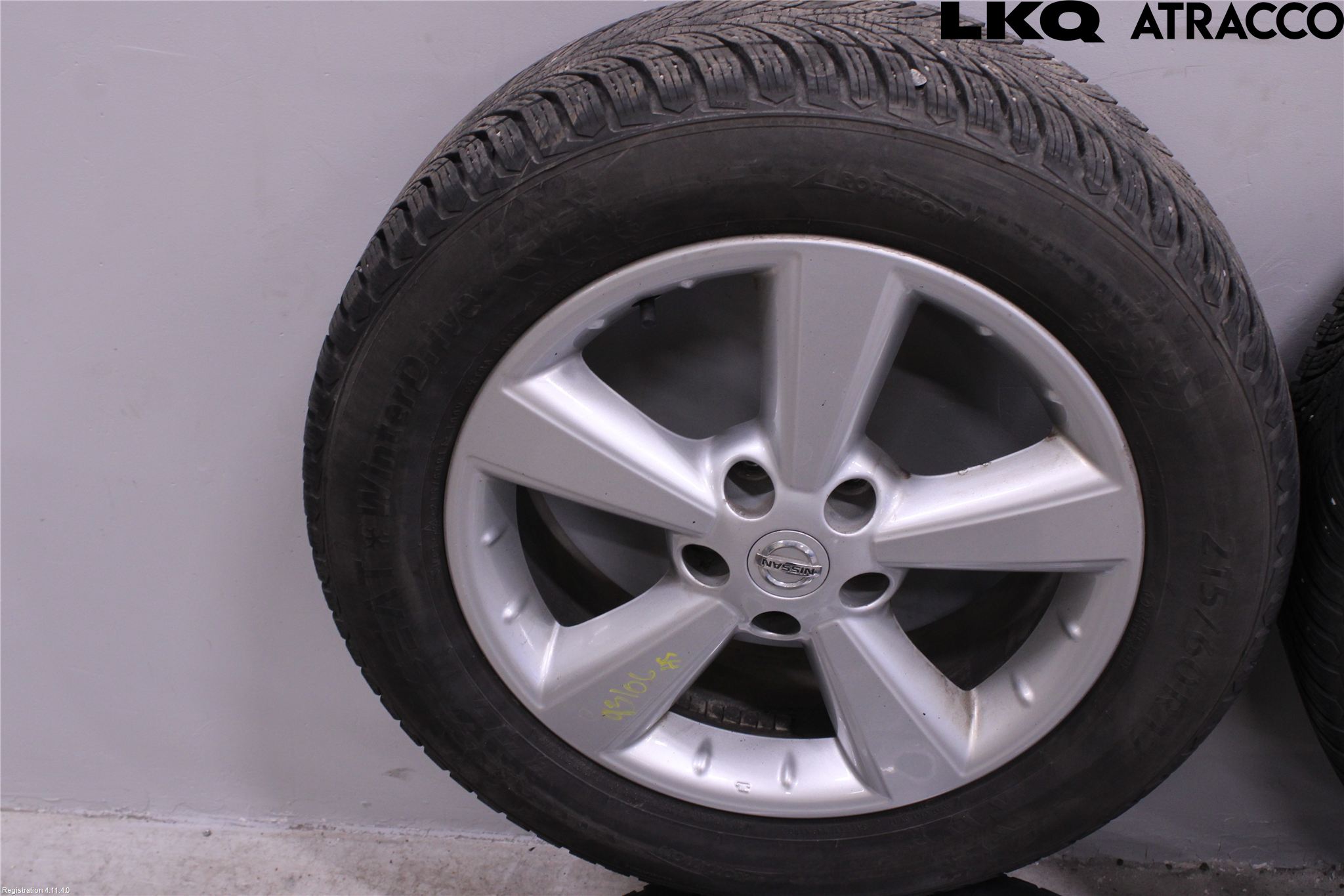 Nissan QASHQAI+2  10-14 Vinterdäck Alumfälg 4St