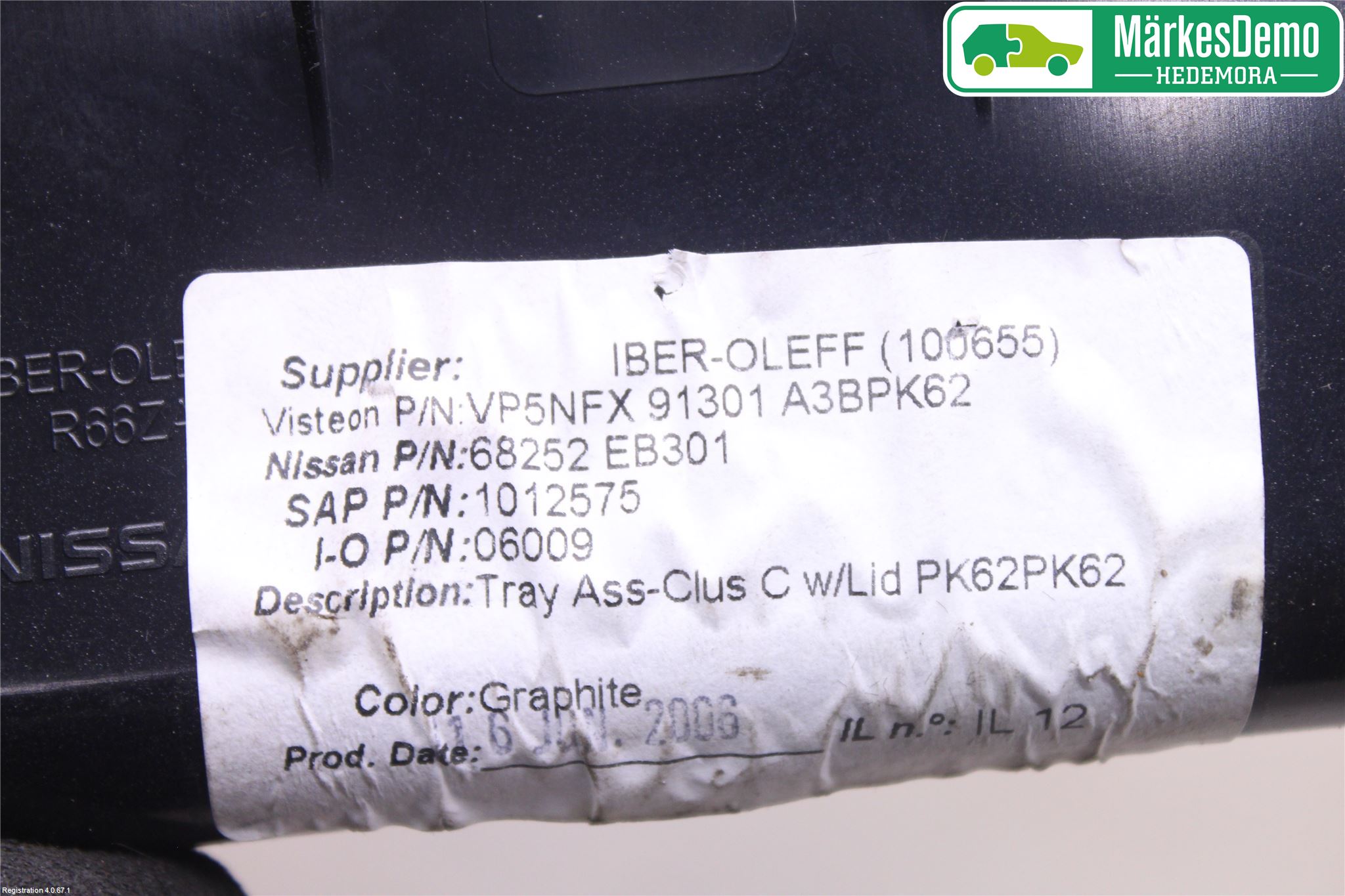 Nissan PATHFINDER R51 05-12 Instrumentbräda Förvaringsfack