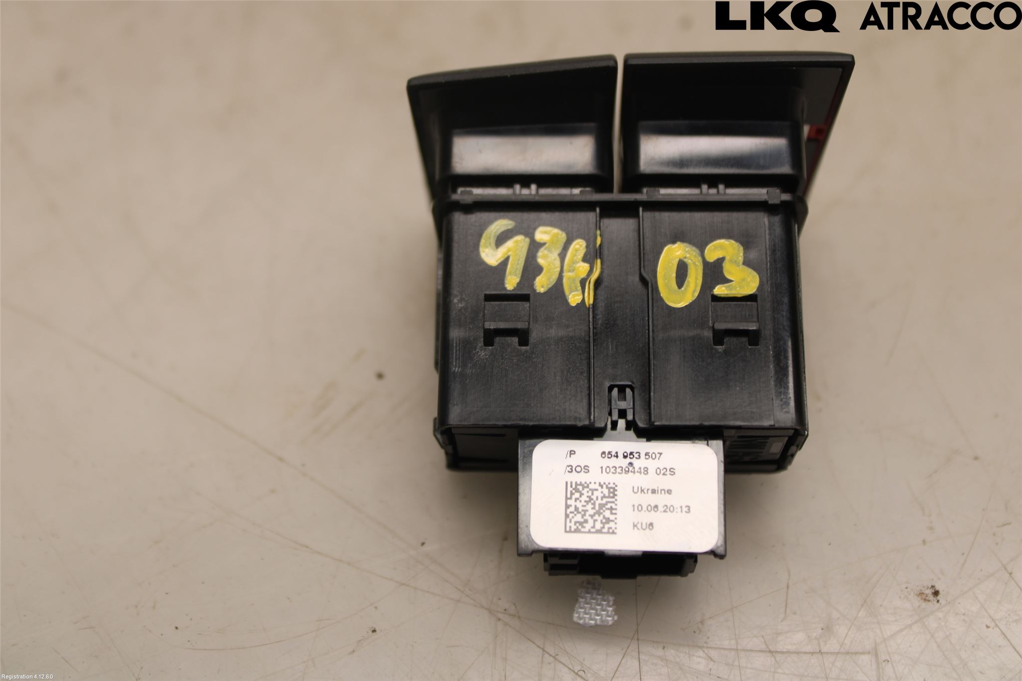 Skoda SCALA 19- Strömställare Varnings