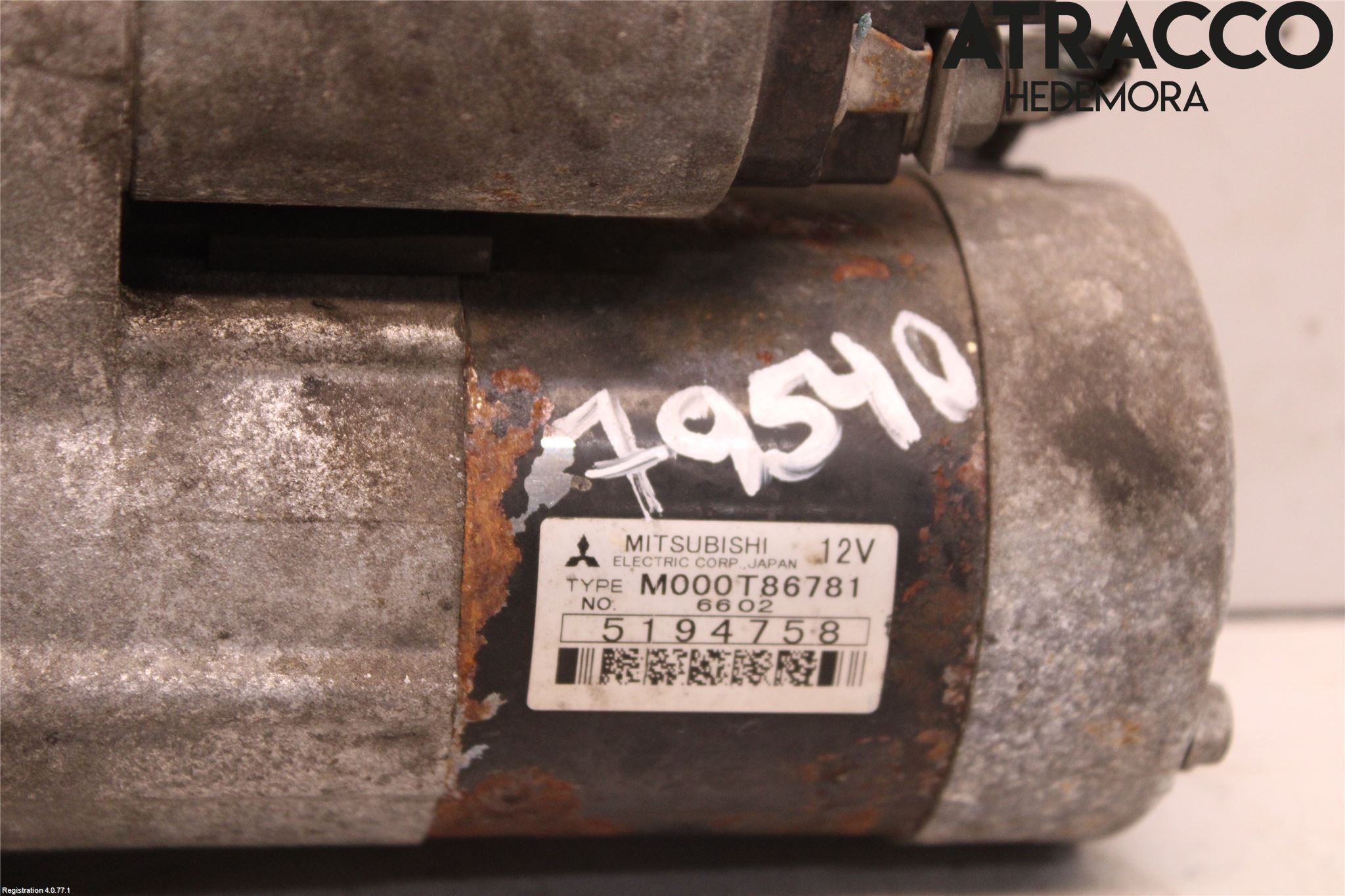 Saab 9-5     06-10 Startmotor