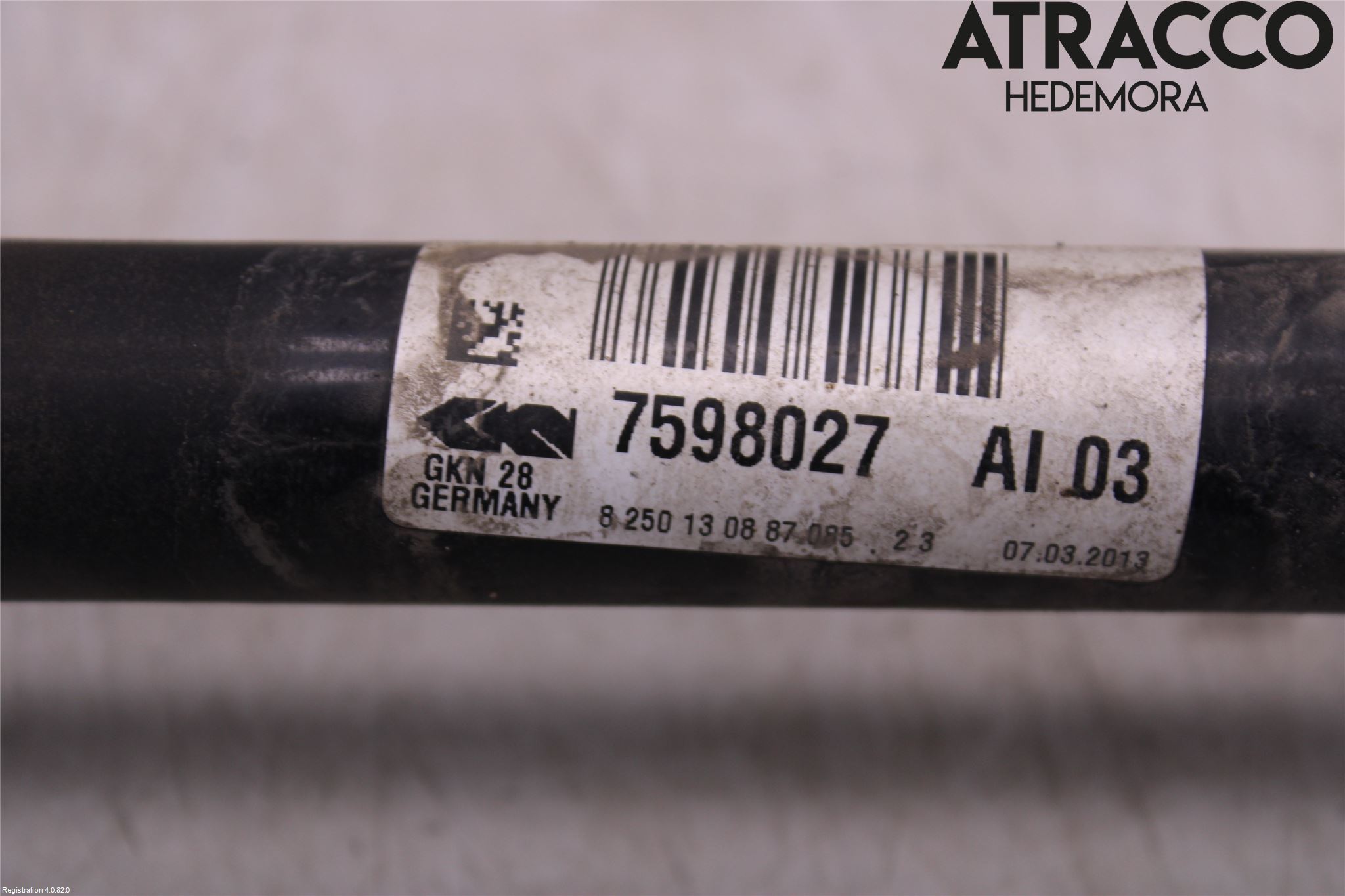 BMW X3 F25 10-17 Drivaxel Fram Vänster