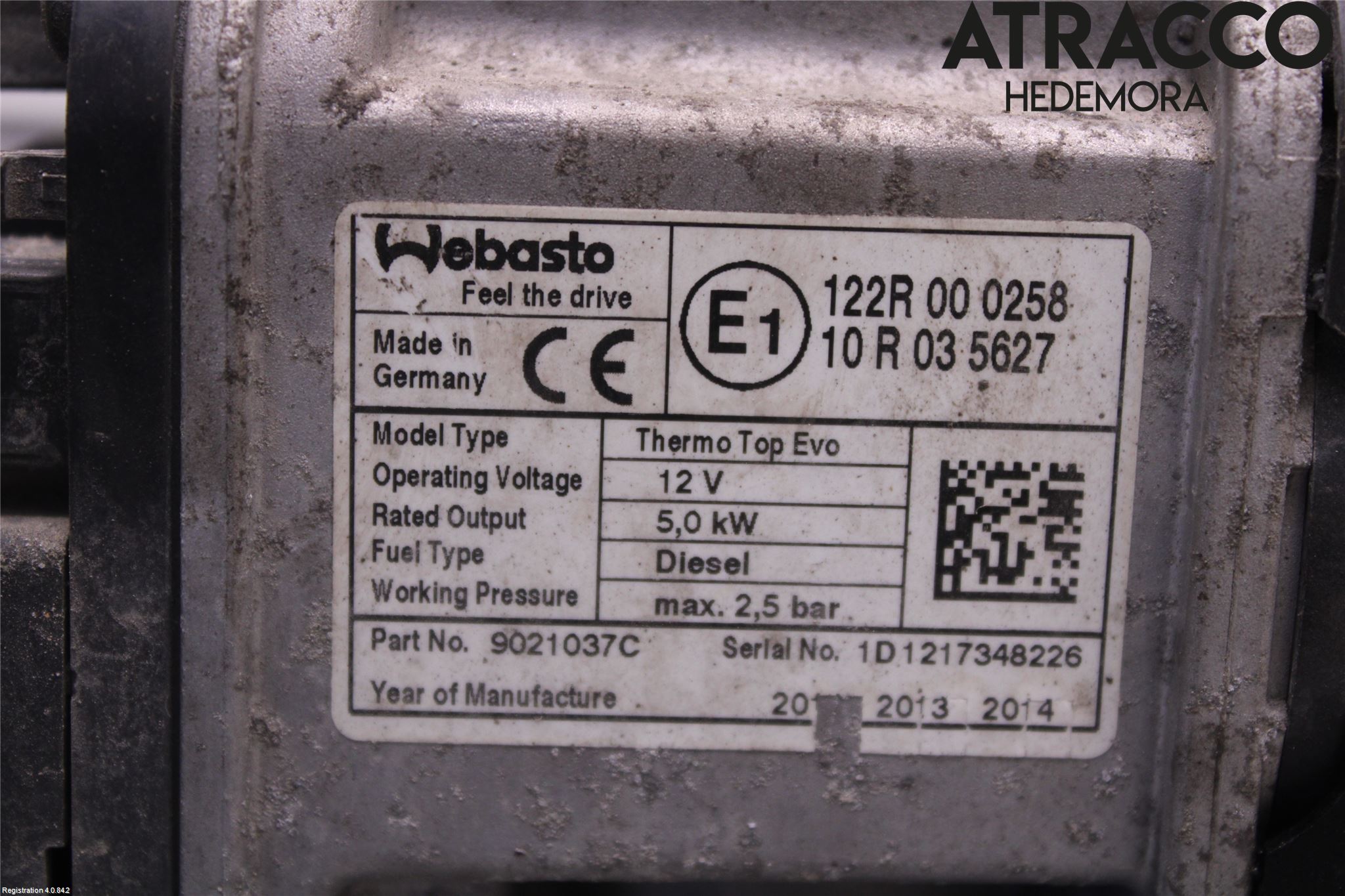 Peugeot 508 11-18 Dieselvärmare