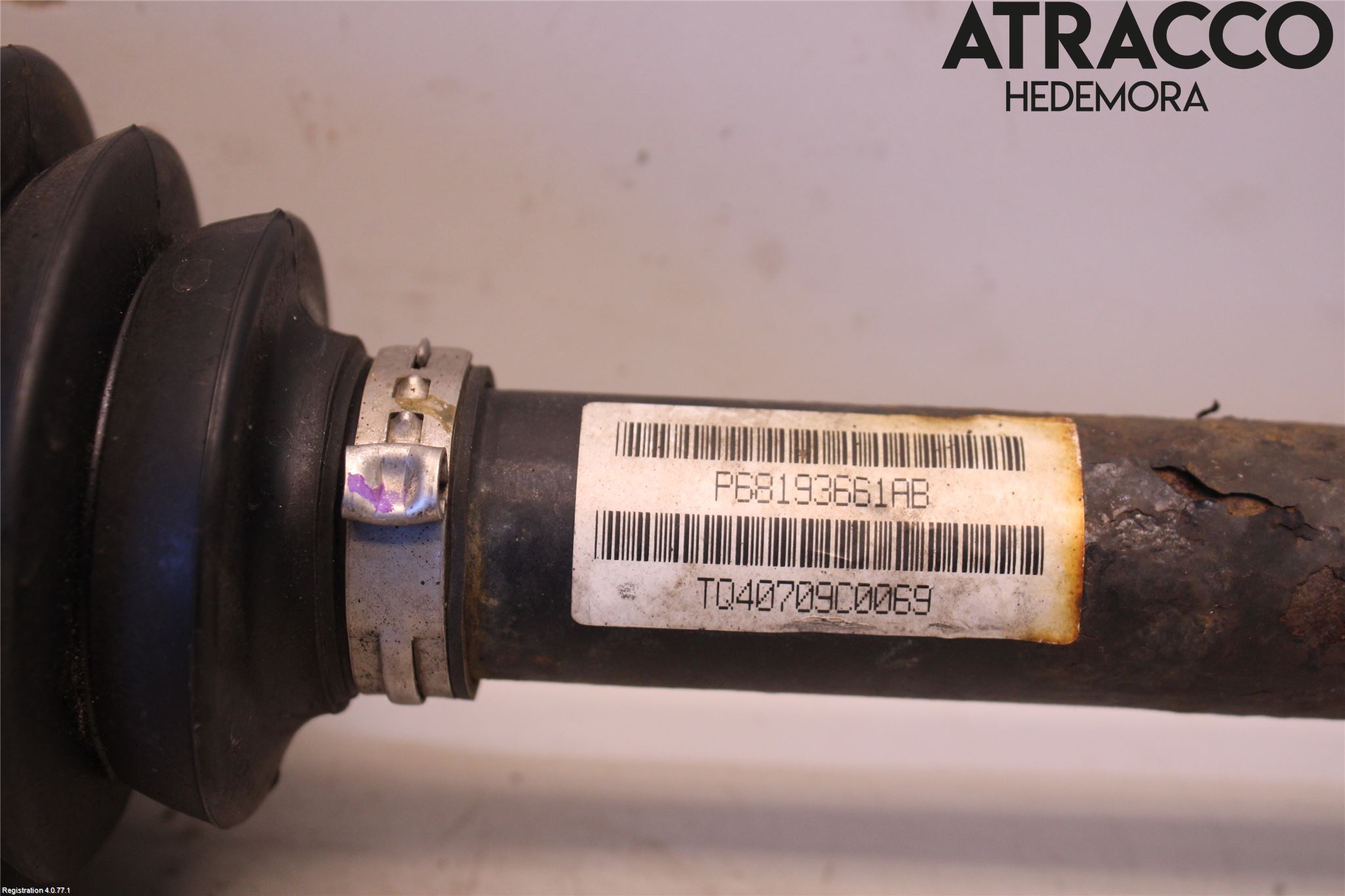 Jeep GRAND CHEROKEE 10-20 Drivaxel Fram Vänster