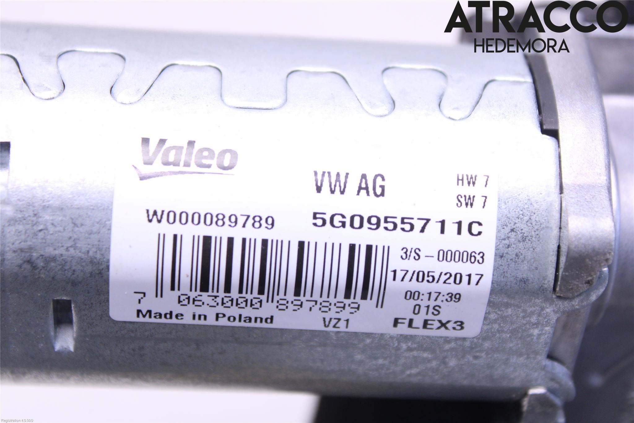 Volkswagen VW PASSAT 15-19 Torkarmotor Baklucka