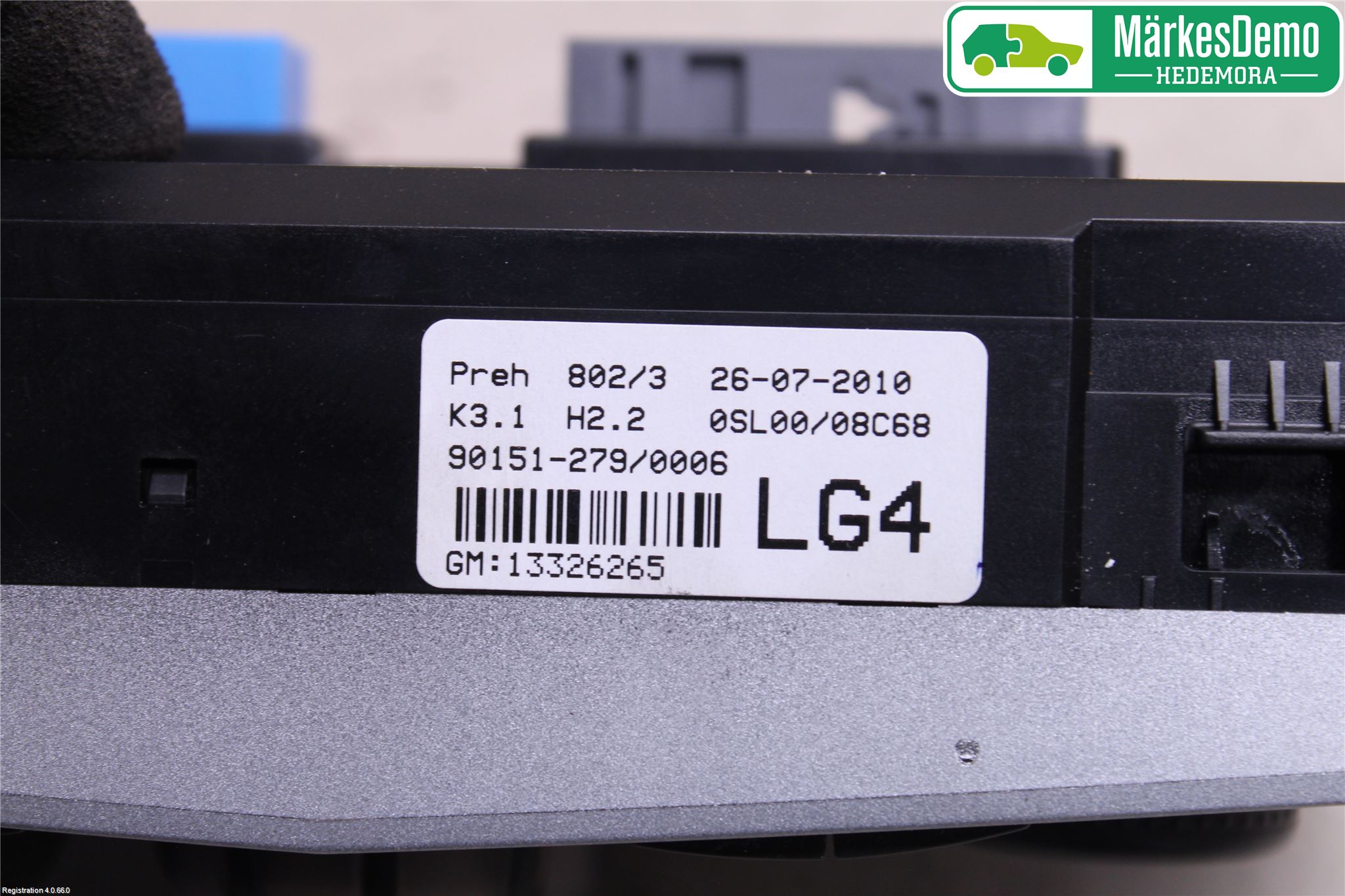 Opel CORSA D 07-14 Ac Styrenhet Ac Manöveren