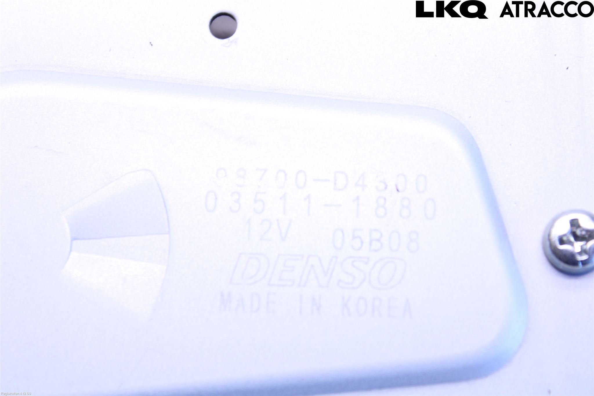 Kia OPTIMA 16-20 Torkarmotor Baklucka