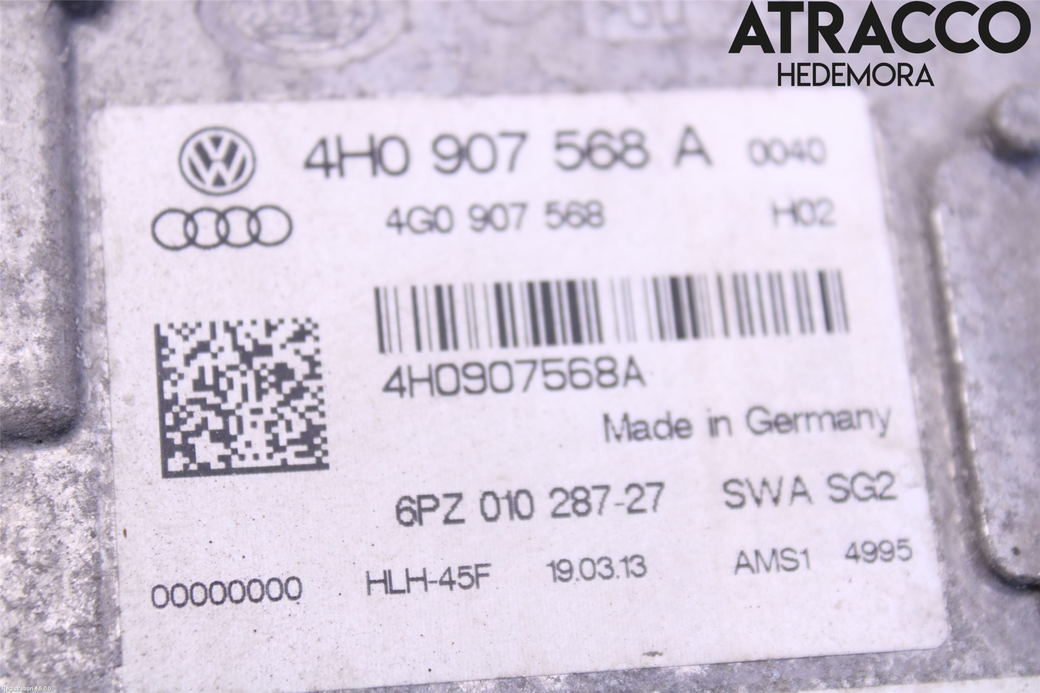 Audi A8/S8 4H 10-17 Styrenhet Övrigt