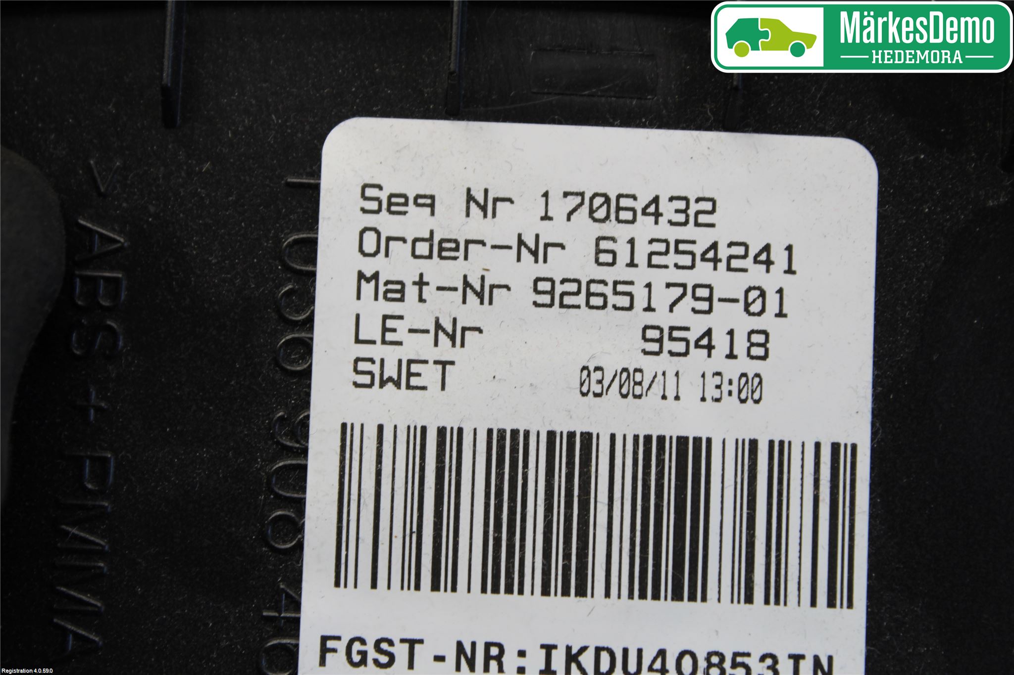 BMW 5 F10/F11/F18 09-17 Instrument Komb
