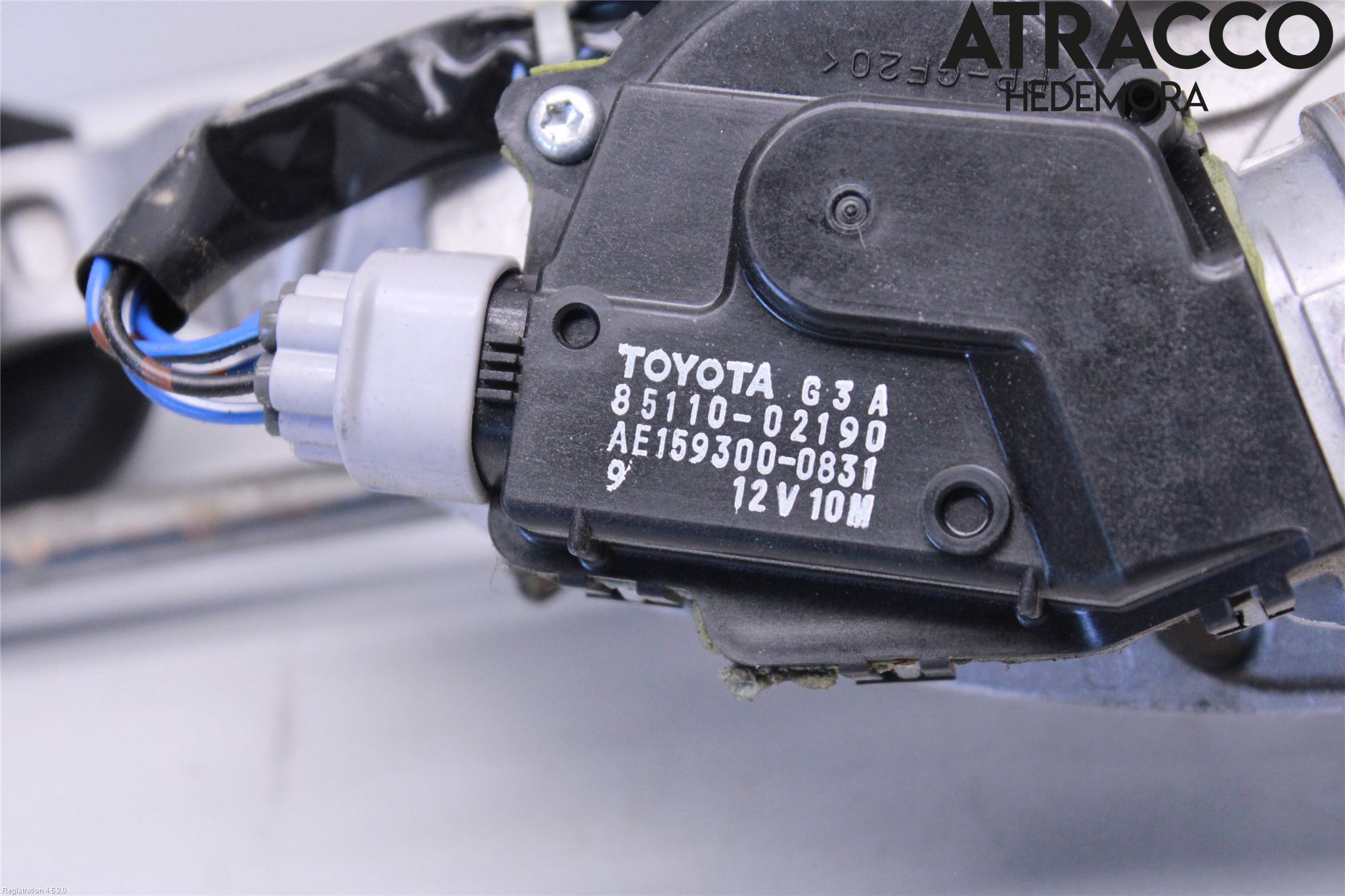 Toyota AURIS 10-12 Torkarmekanism Vindruta