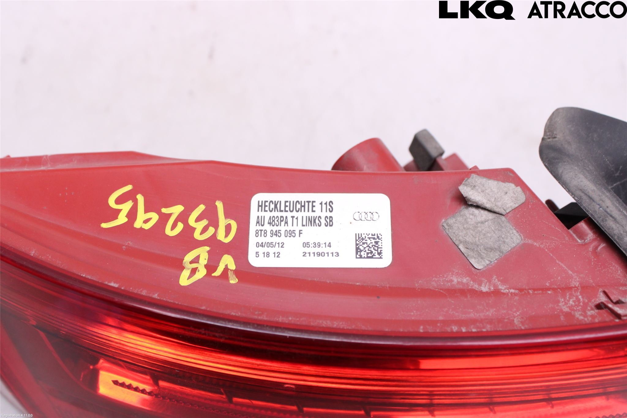 Audi A5 07-16 Bakljus Vänster