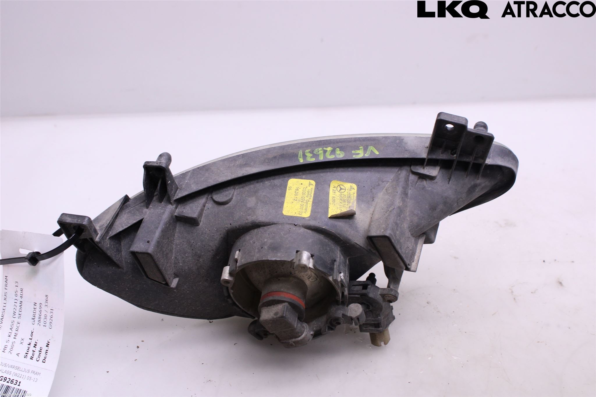 Mercedes-Benz MB S-KLASS (W221) 05-13 Dimljus-Varselljus Fram