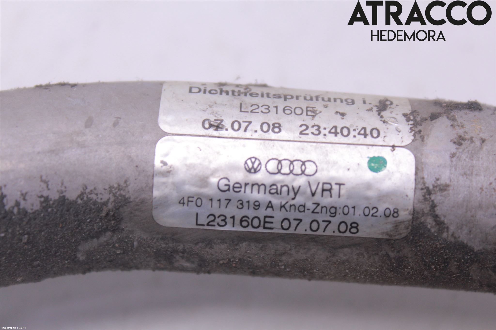 Audi A6/S6     05-11 Motor Oljerör-Slang