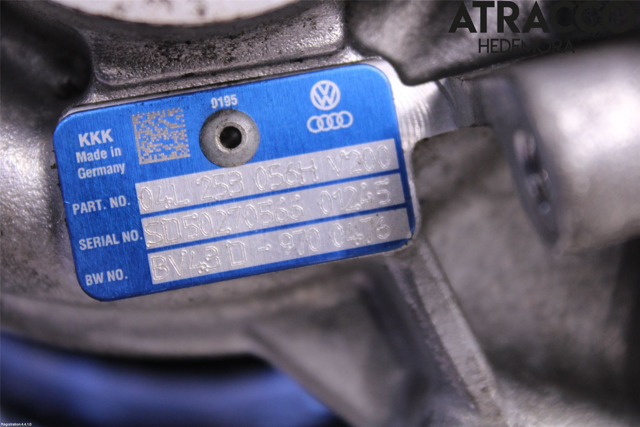 Audi A4/S4 B9 16-19 Turboaggregat