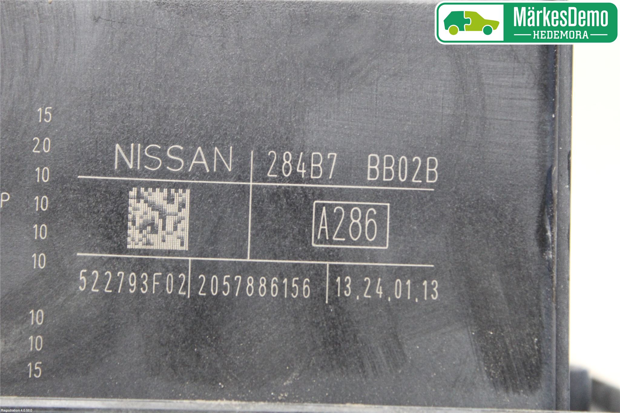 Nissan QASHQAI 10-14 Säkringsdosa-Elcentral