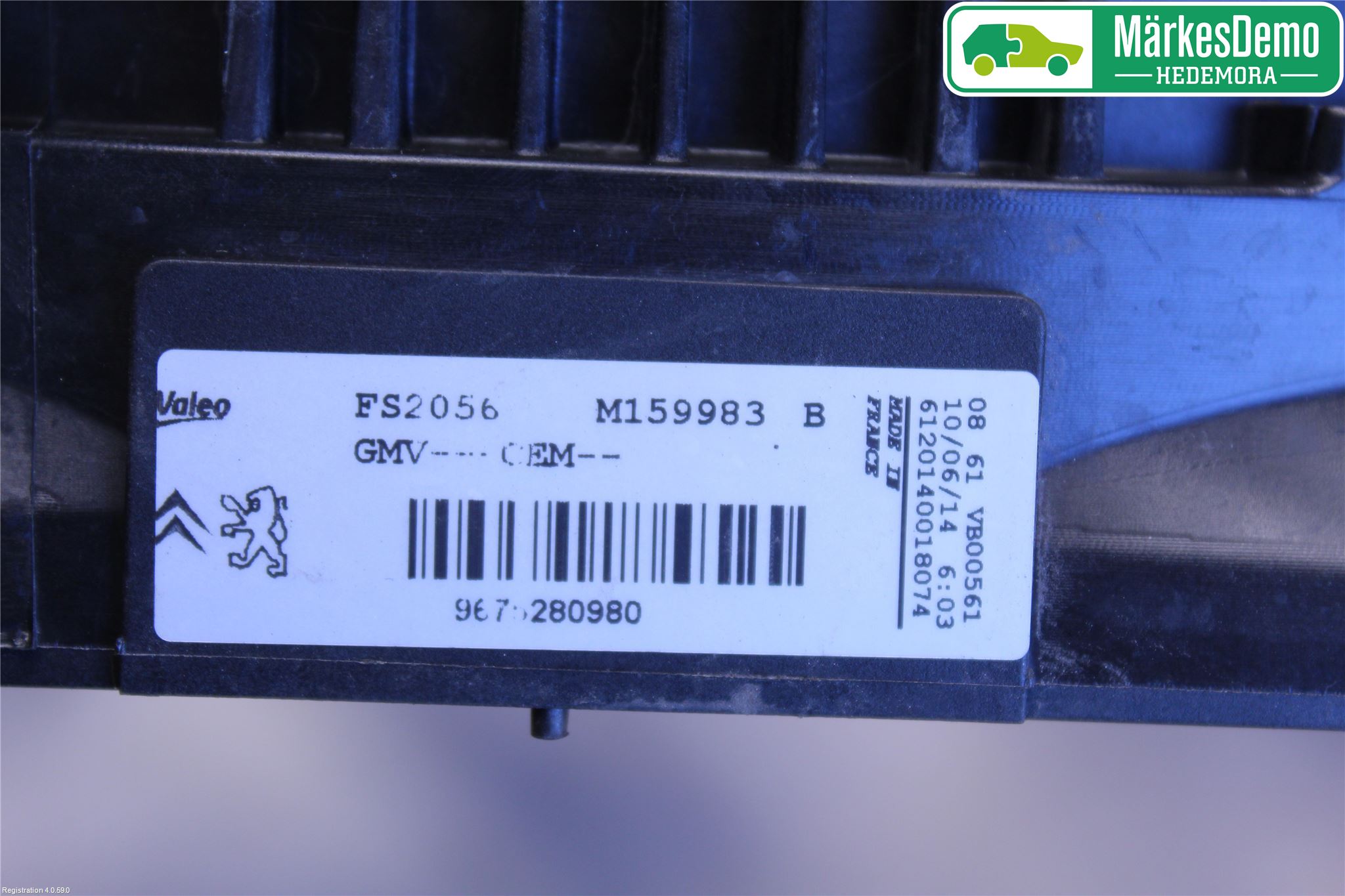 Citroen C3 10-17 Kylfläkt El