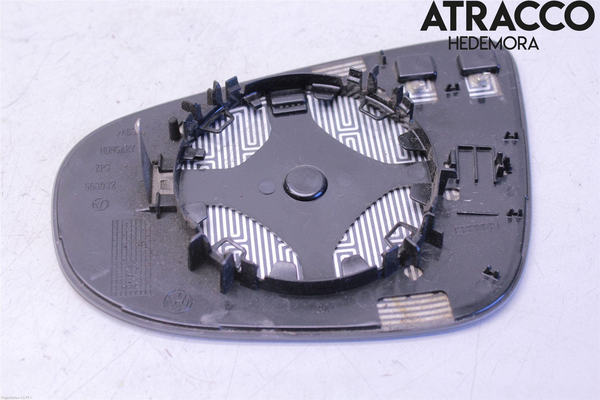 Volkswagen VW GOLF VI 09-13 Spegelglas Hö