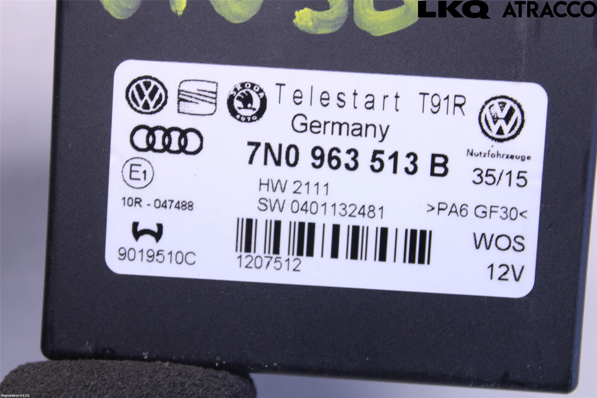 Volkswagen VW TIGUAN 07-16 Styrenhet Bensin-Dieselvärmare