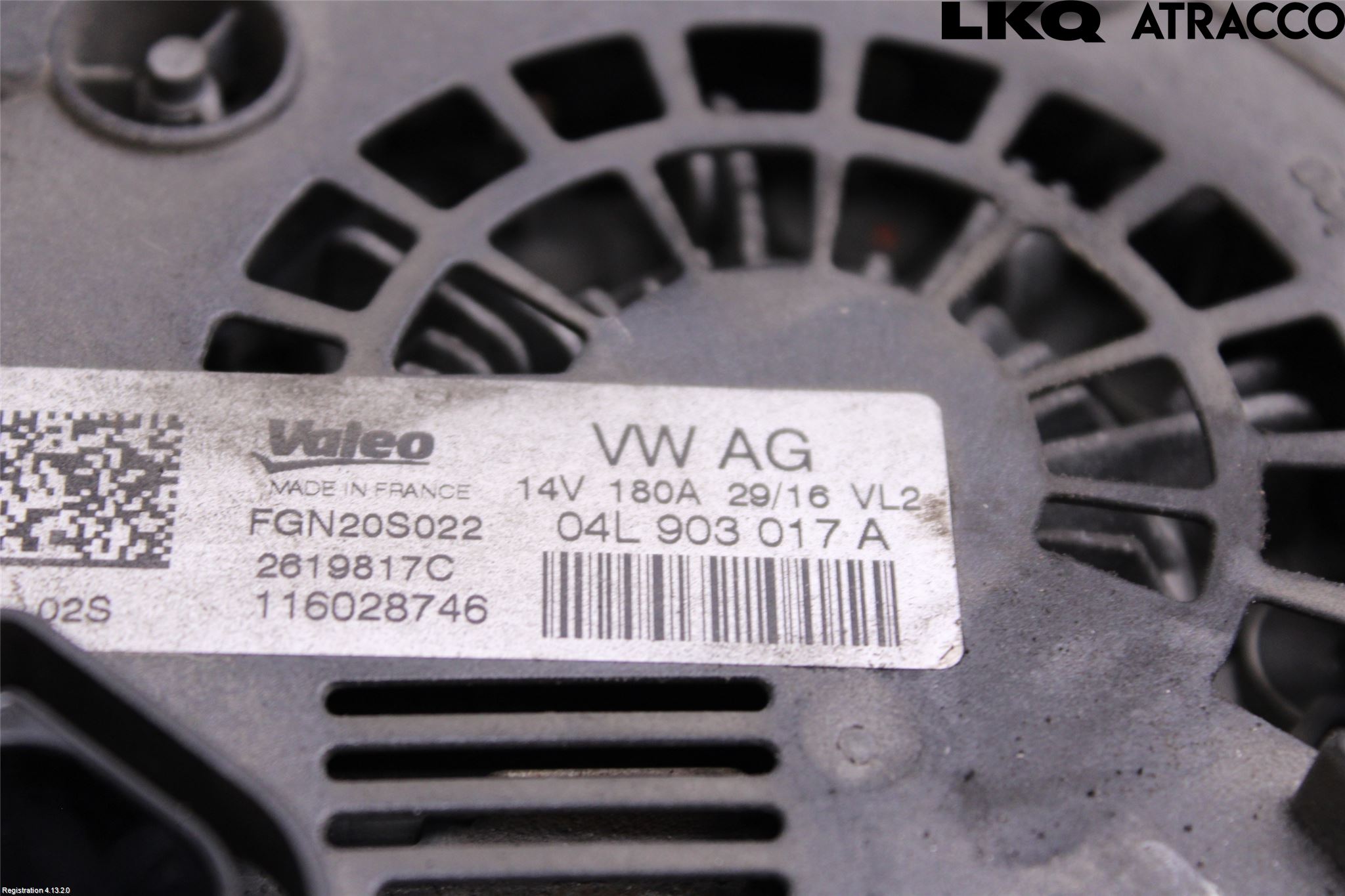 Audi Q5 09-16 Generator