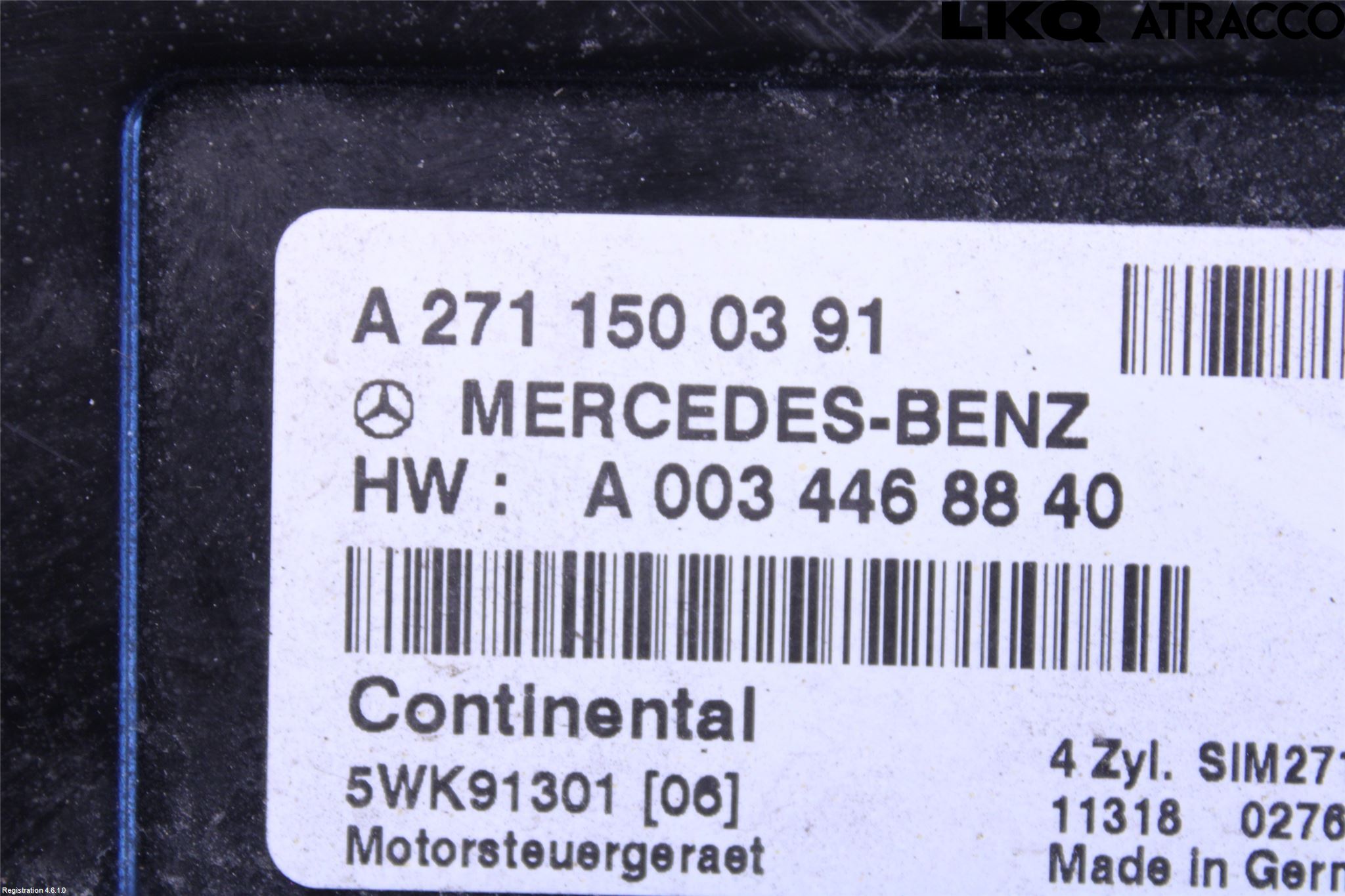 Mercedes-Benz MB C-KLASS (W204) 07-15 Styrenhet Insprut Bensin