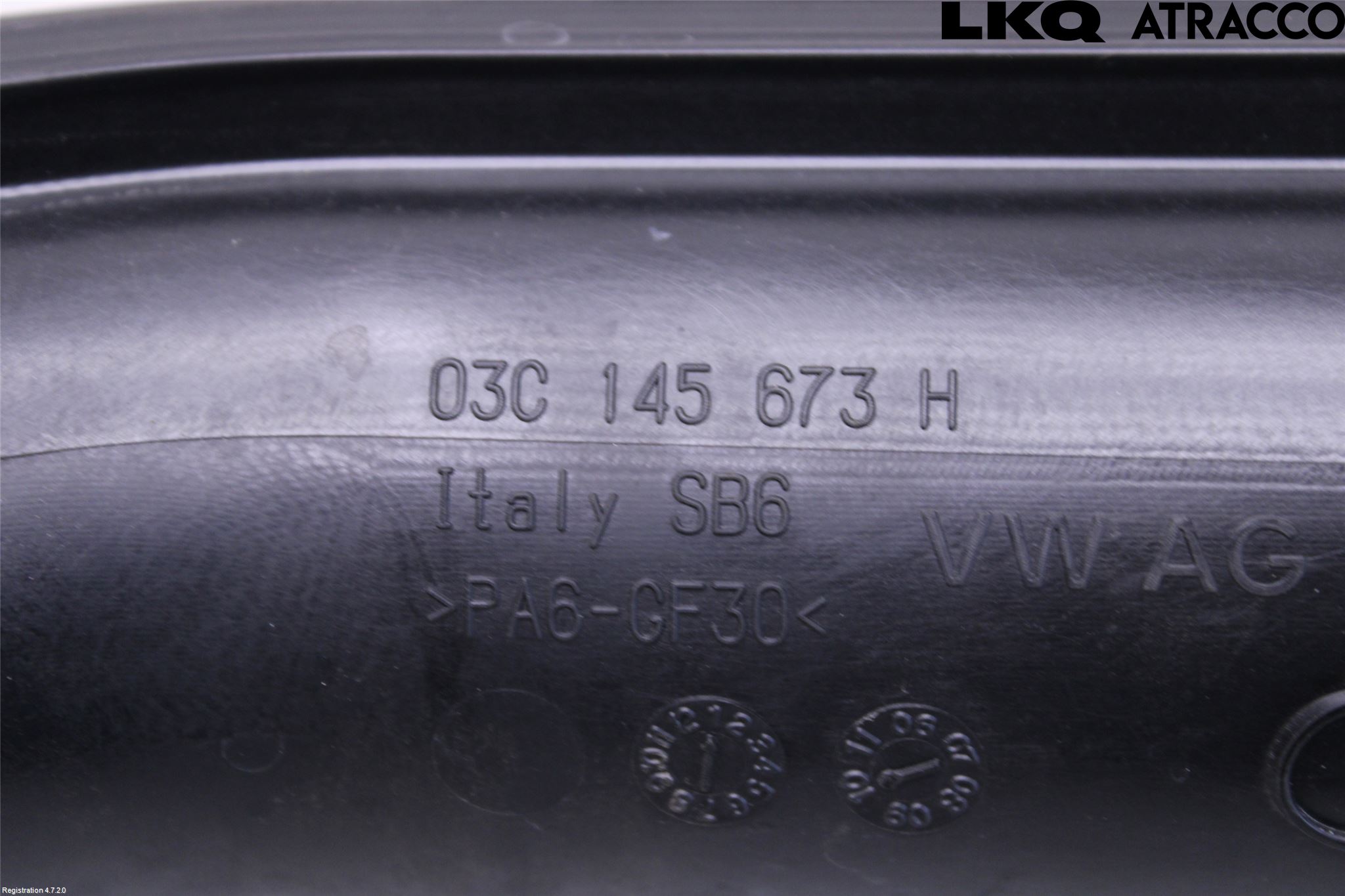Volkswagen VW GOLF VI 09-13 Laddluft-Intercoolerrör