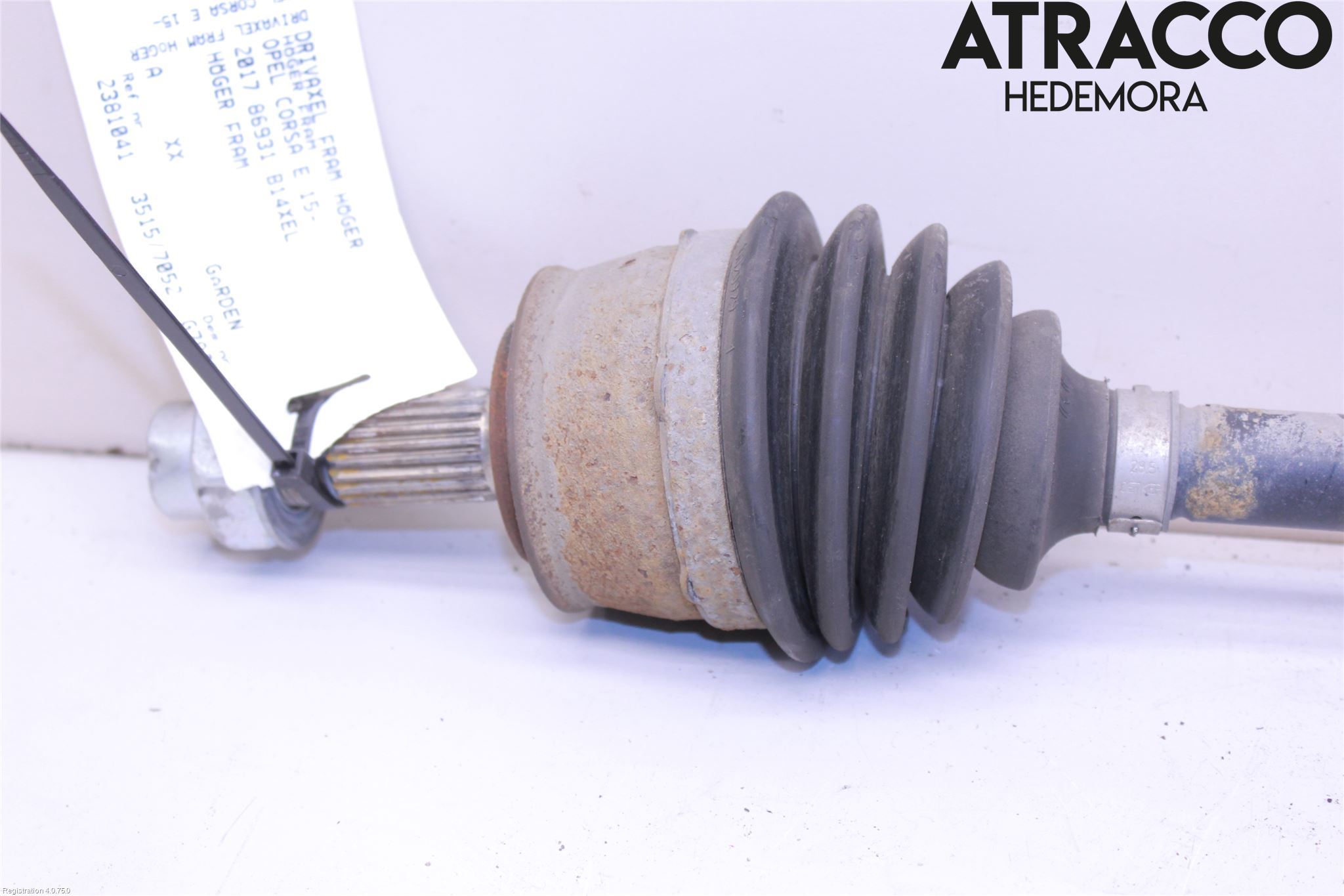 Opel CORSA E 15-19 Drivaxel Fram Höger