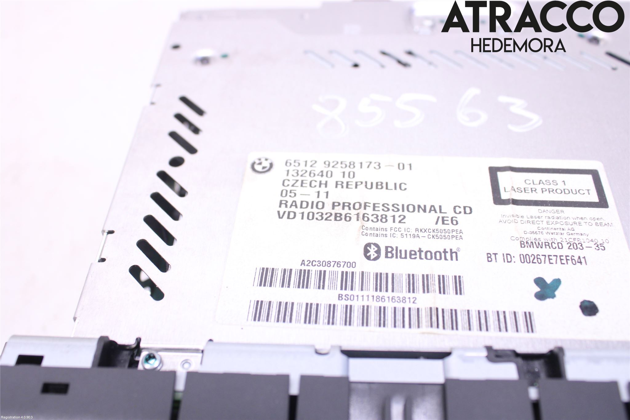 BMW 3 E90/91 SED/TOU 05-12 Cd Radio - Multimediapanel