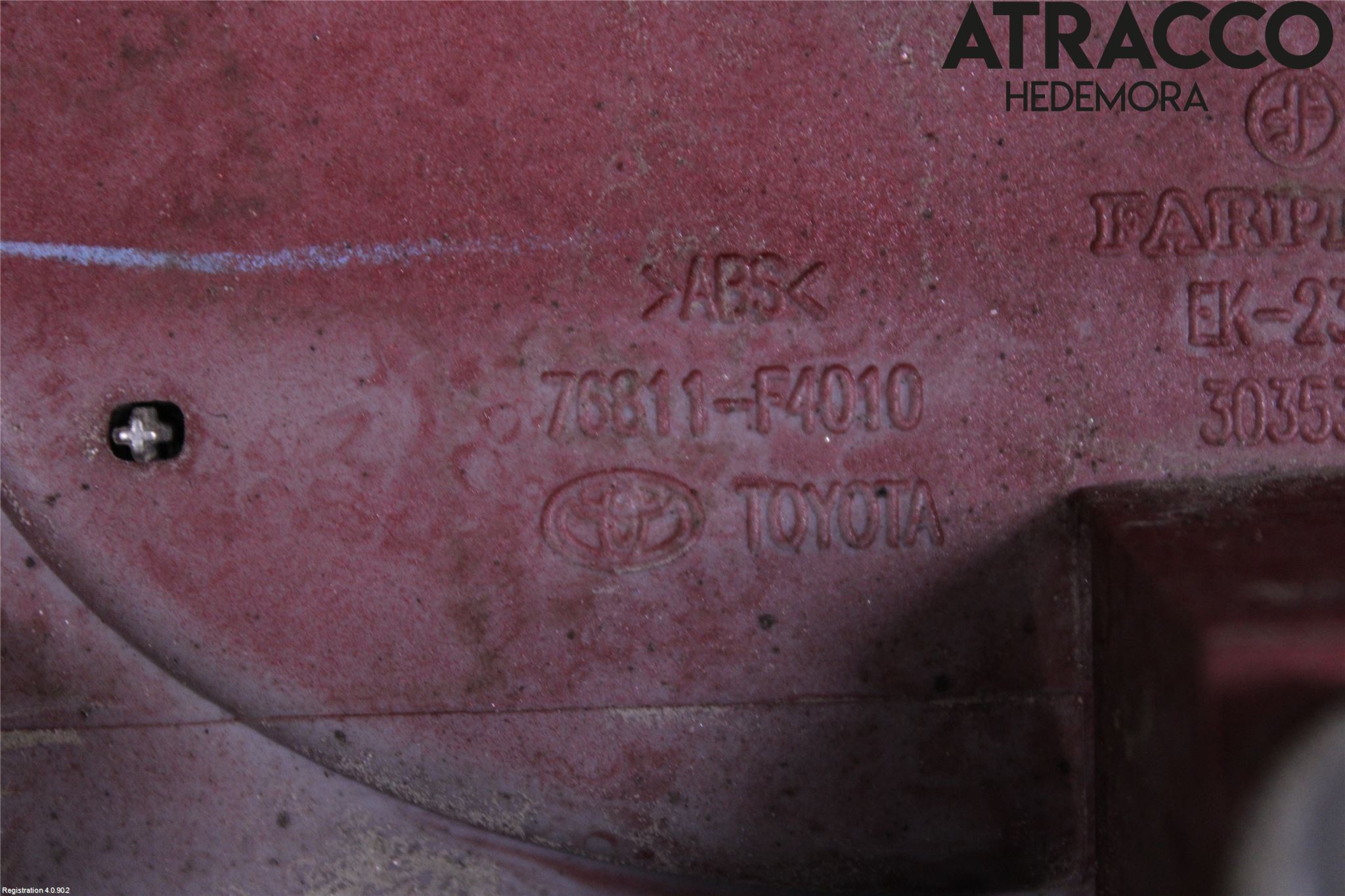 Toyota C-HR 16-23 List Bak-Baklucka