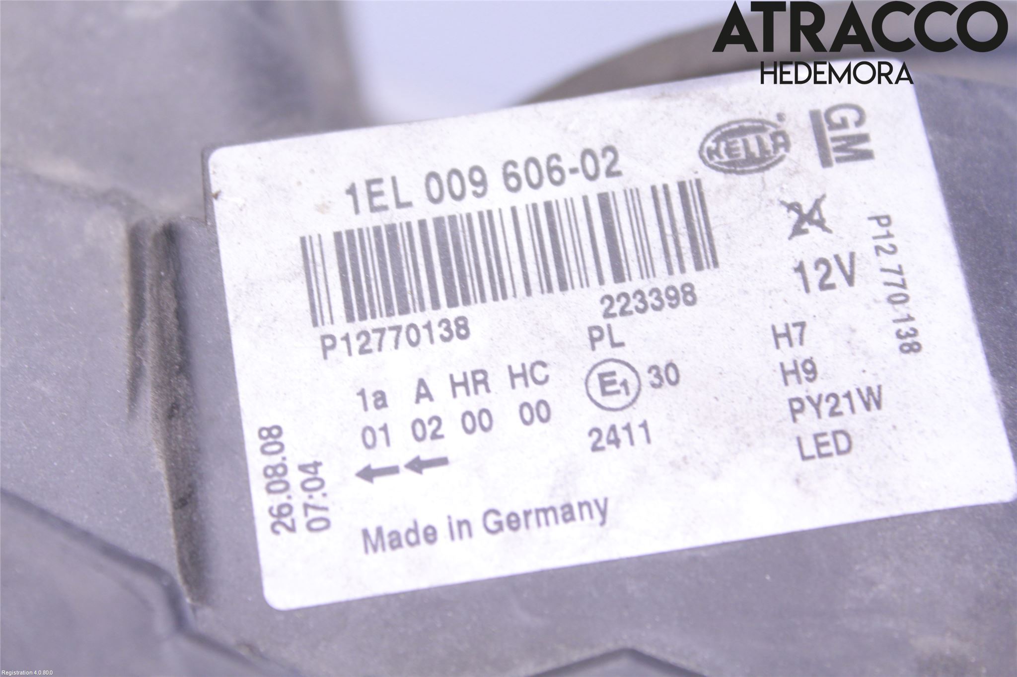 Saab 9-3 VER2/VER3 08-15 Strålkastare Höger