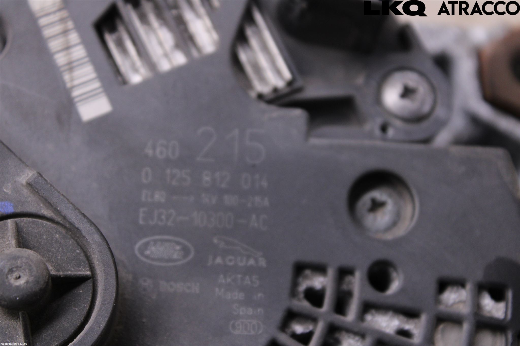 Landrover LAND ROVER RANGE ROVER EVOQUE (L538) 11-18 Generator