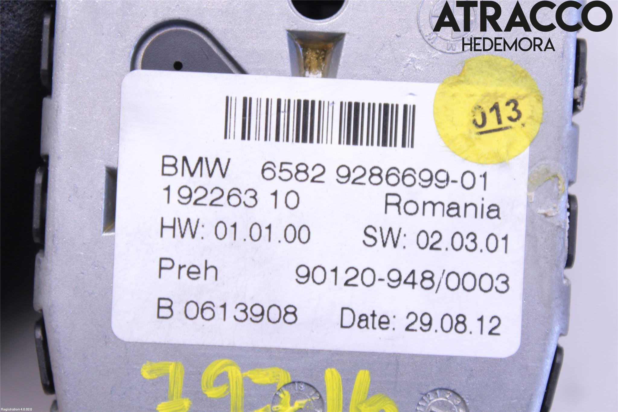 BMW 5 F10/F11/F18 09-17 Strömställare Färddator