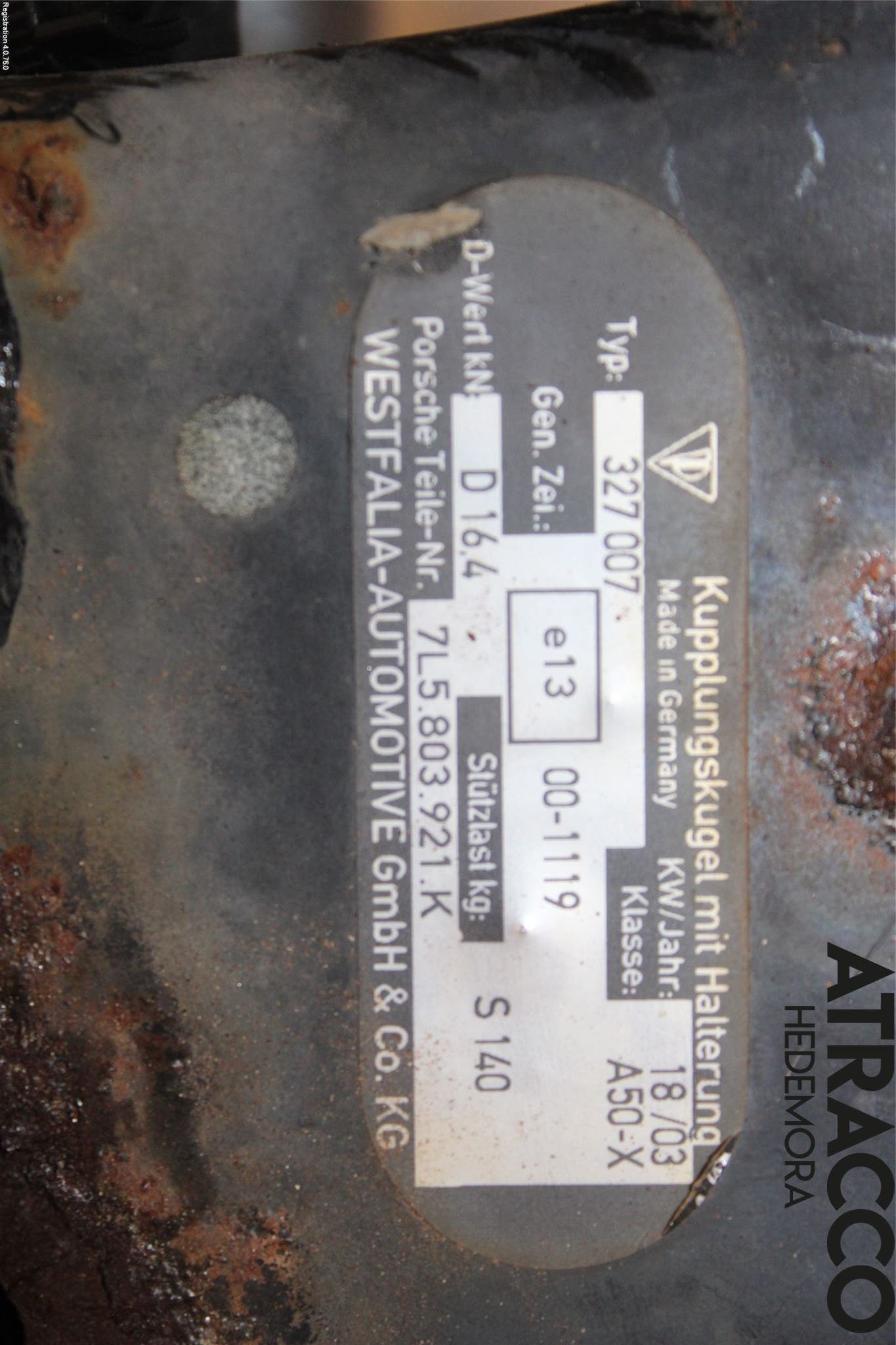 Porsche CAYENNE 03- Dragkrok